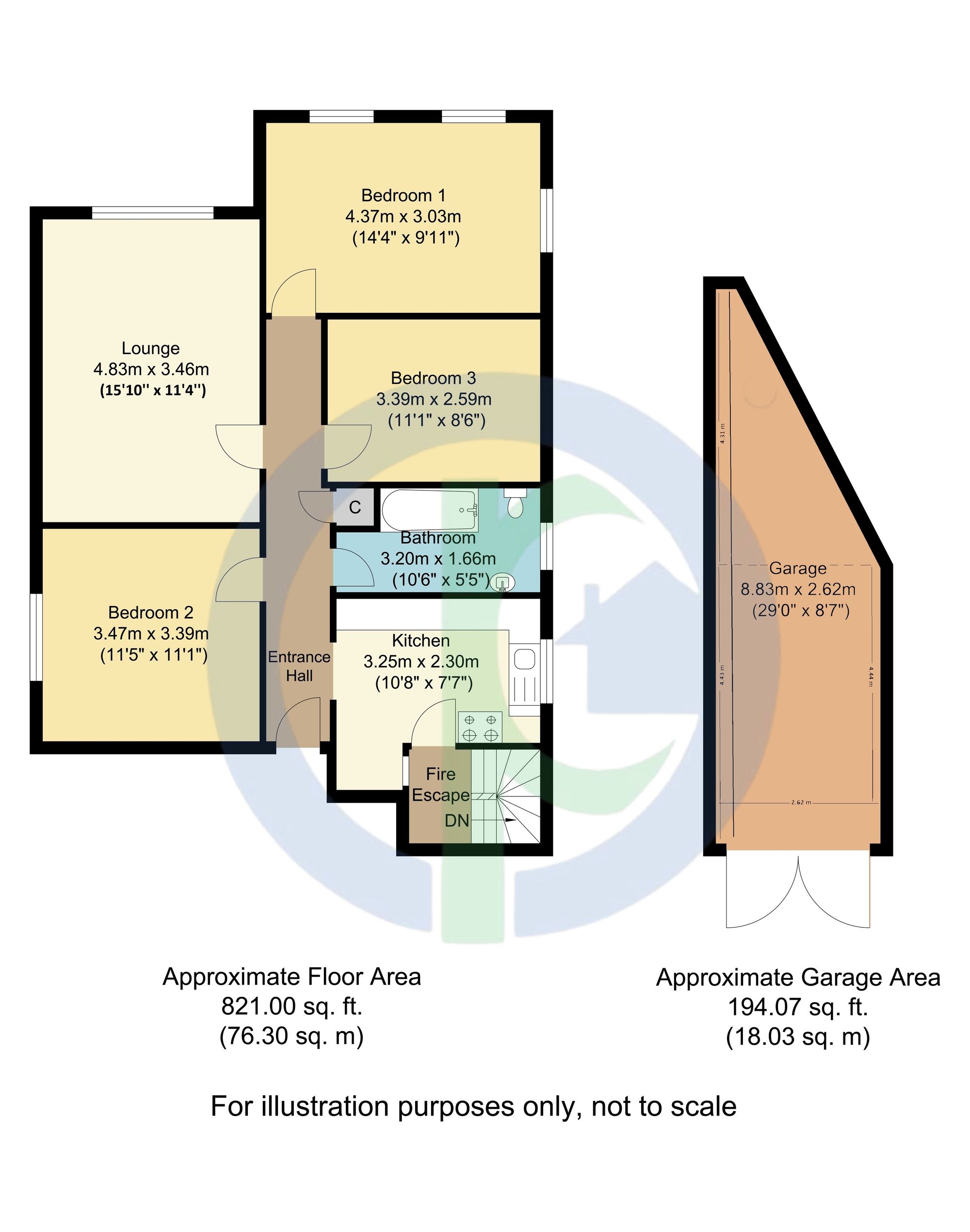 Flat 9, Arnos Grove Court, London floorplan