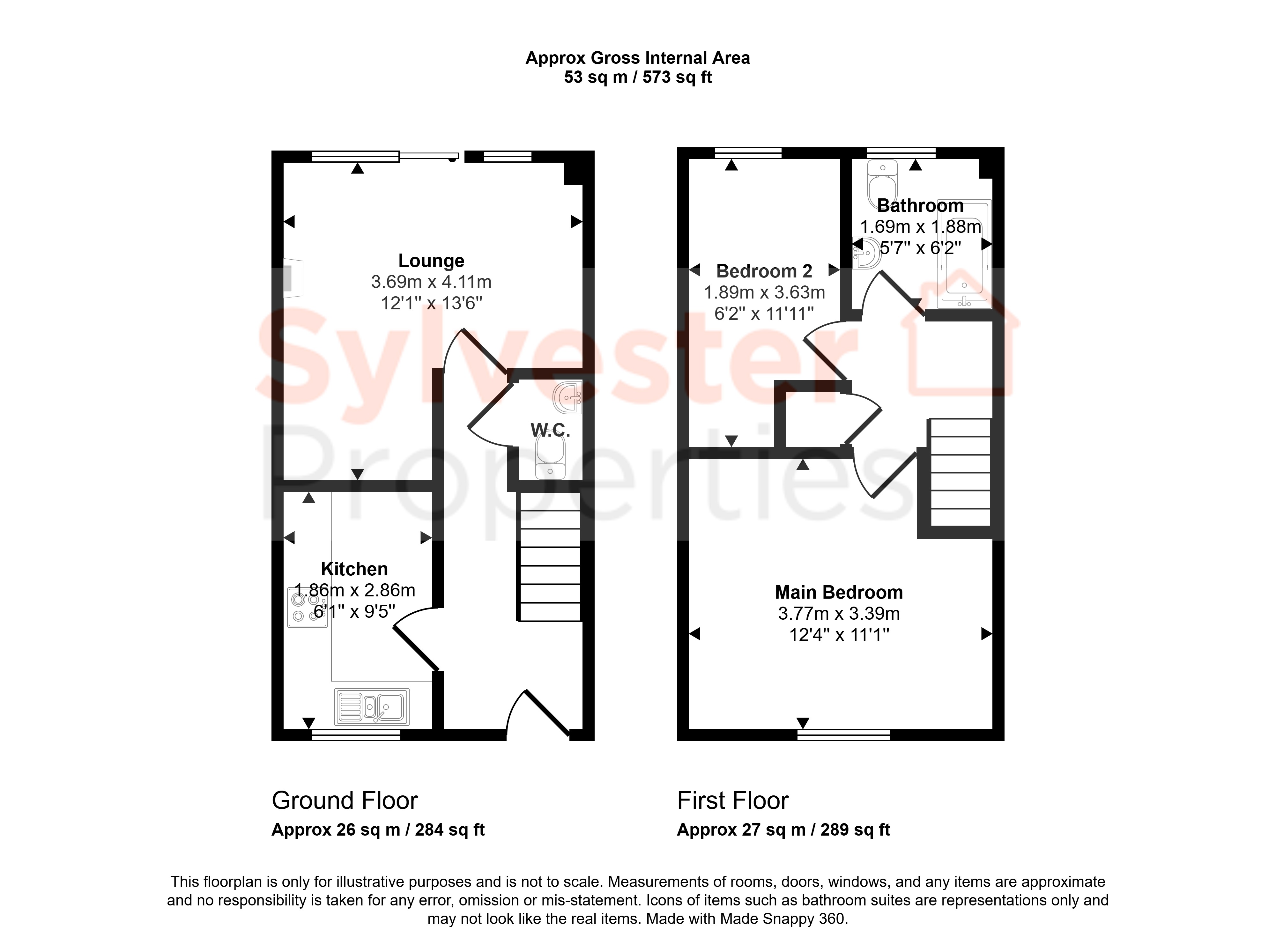5, Bluebell Close, Leadgate floorplan