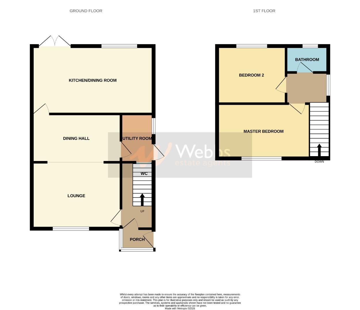 25, School Crescent, Cannock floorplan