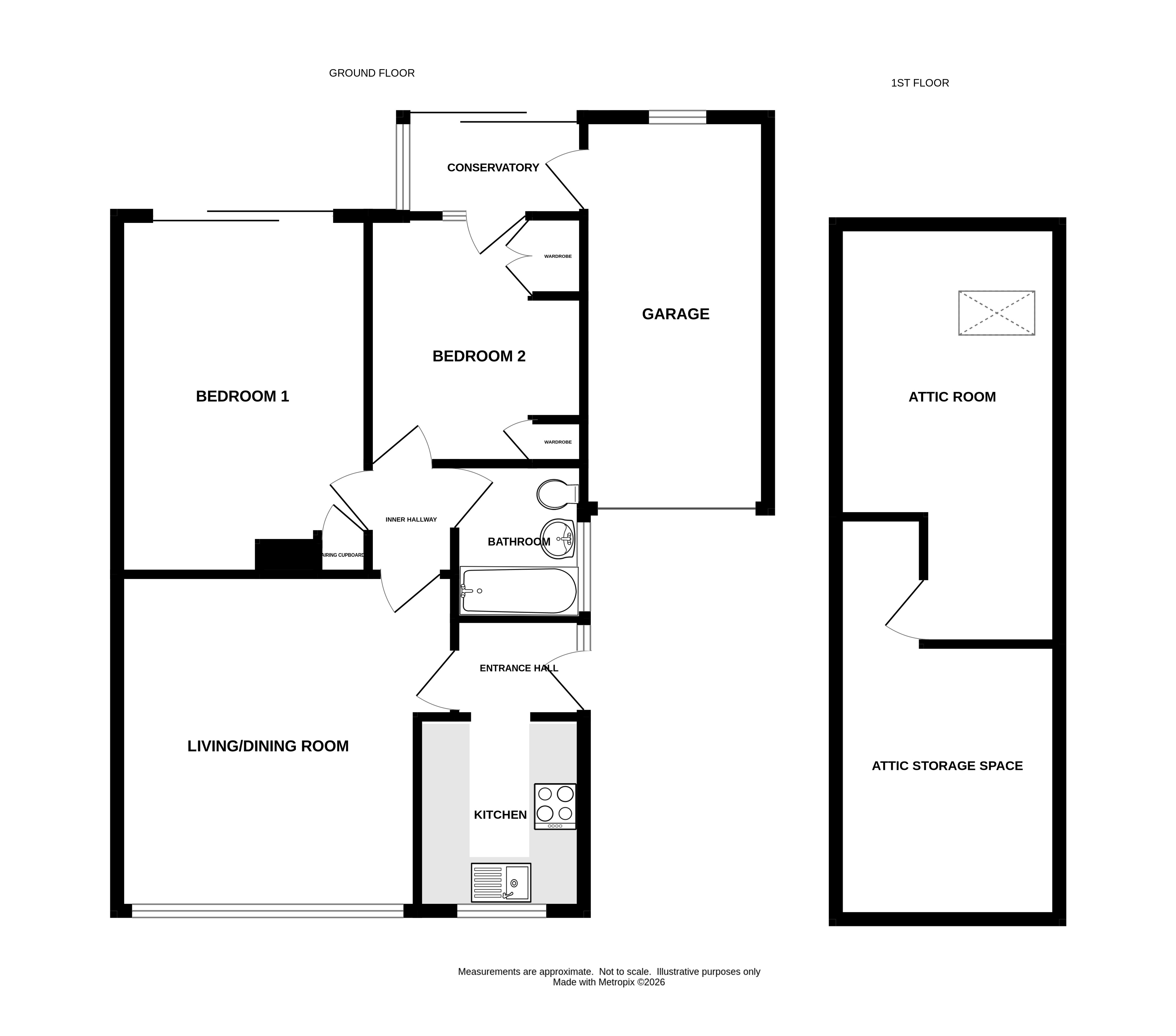 54, Crockwells Road, Exeter floorplan