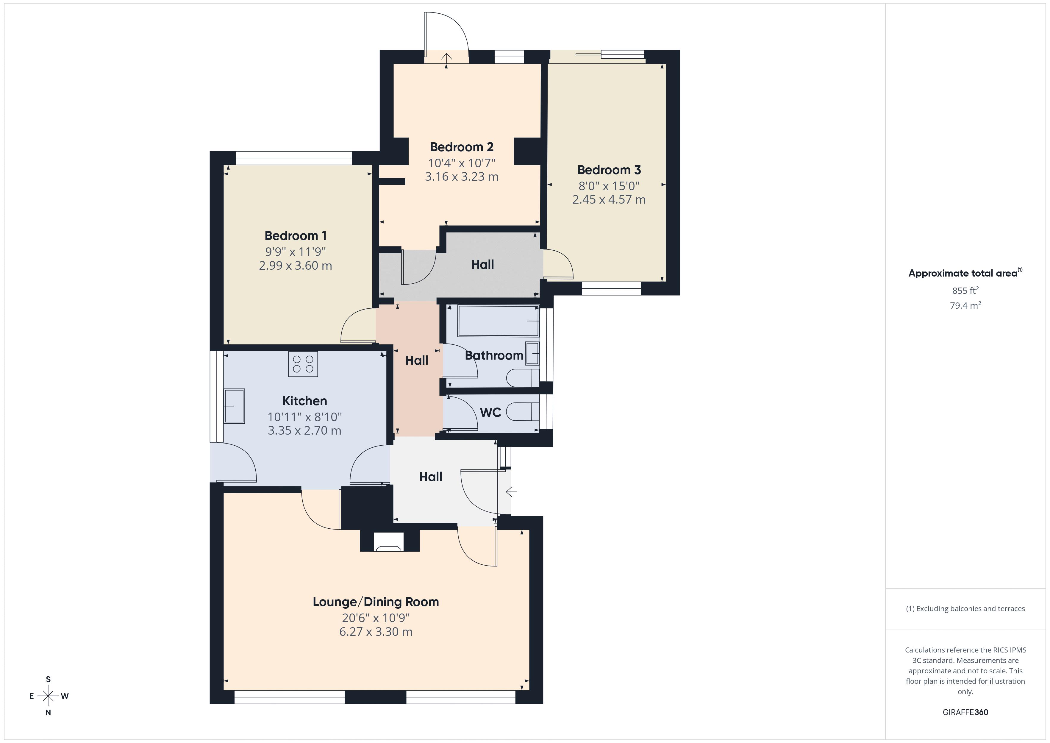 No 33, Cilddewi Park, Carmarthen floorplan