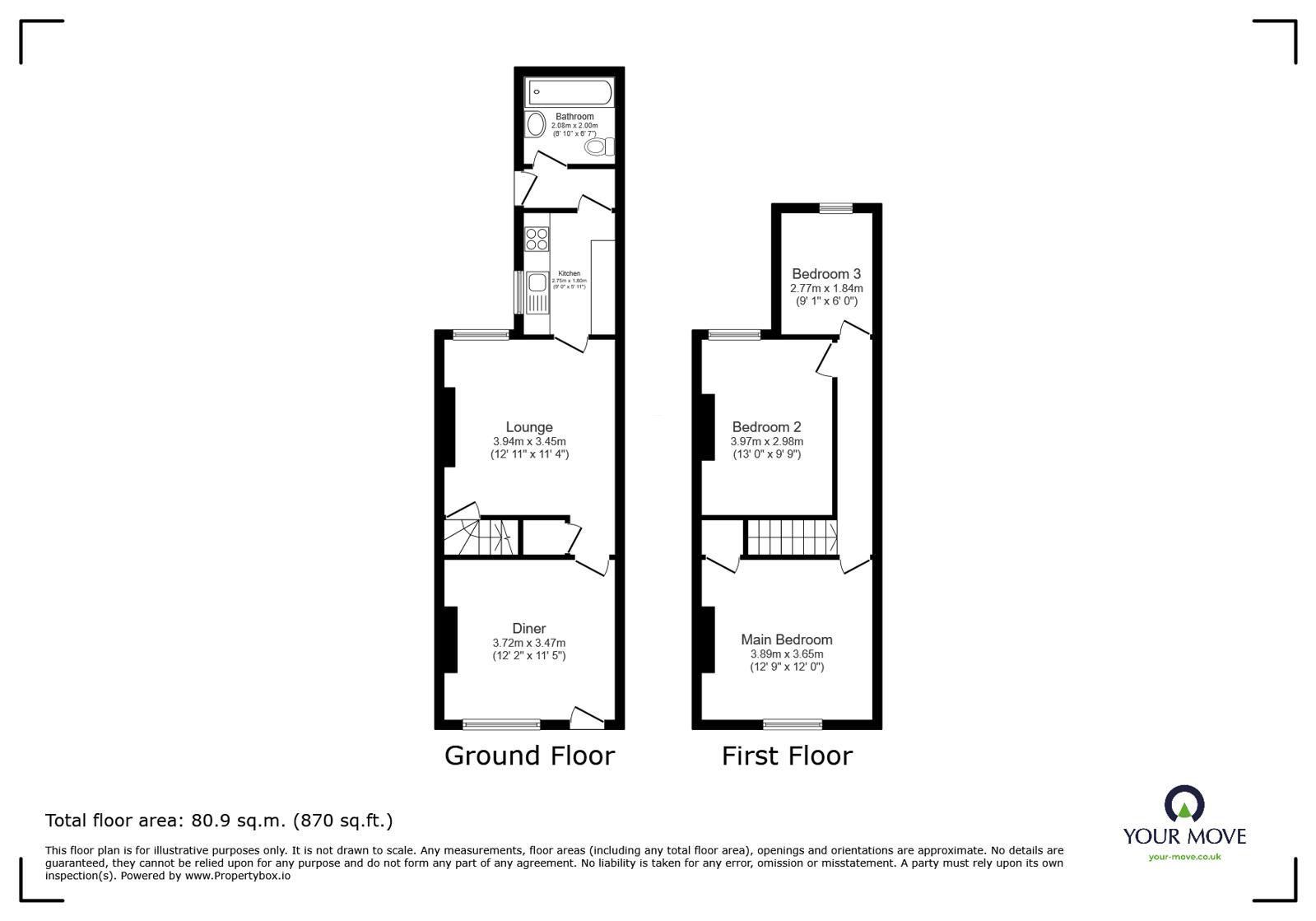 143, Burder Street, Leicestershire floorplan