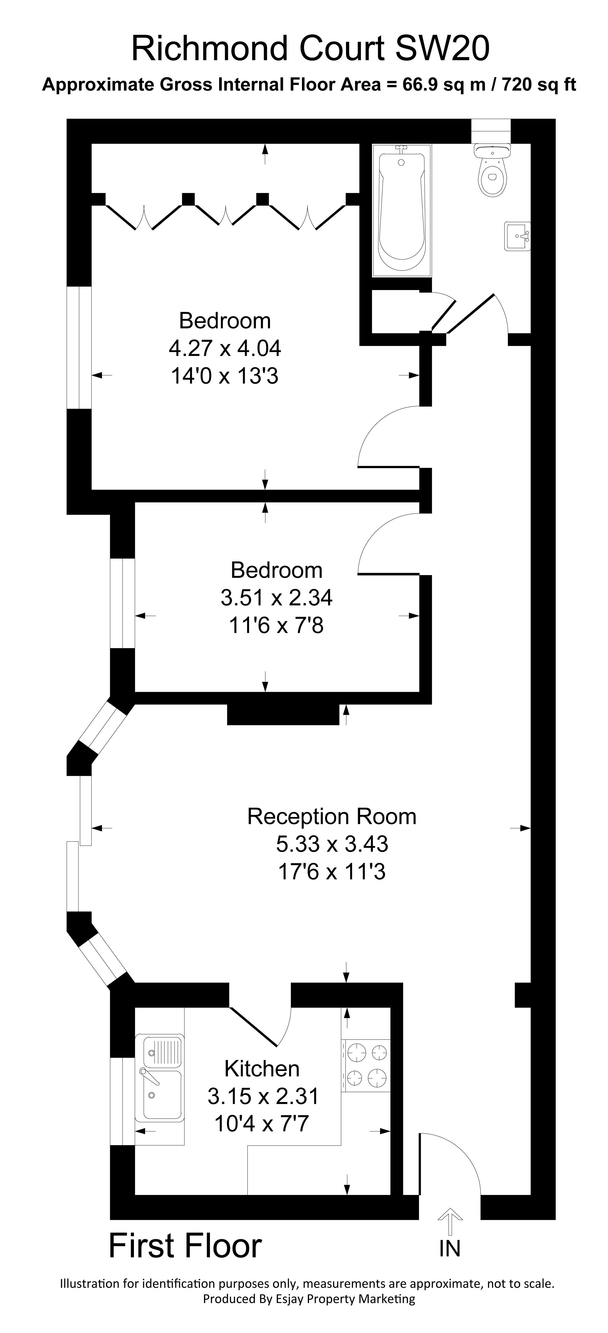 6, Richmond Court, London floorplan