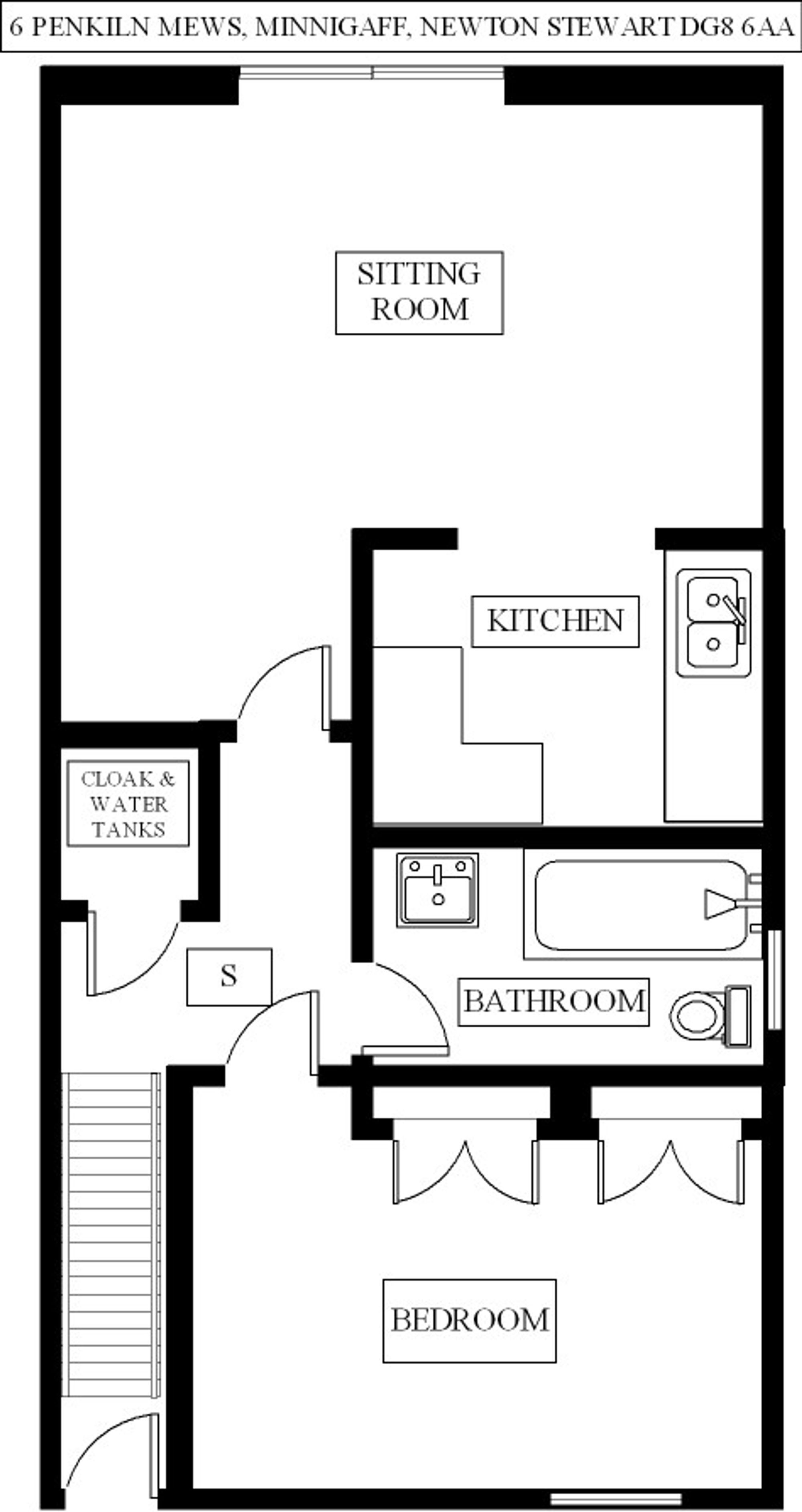 6 Penkiln Mews Cumloden Road, Newton Stewart floorplan