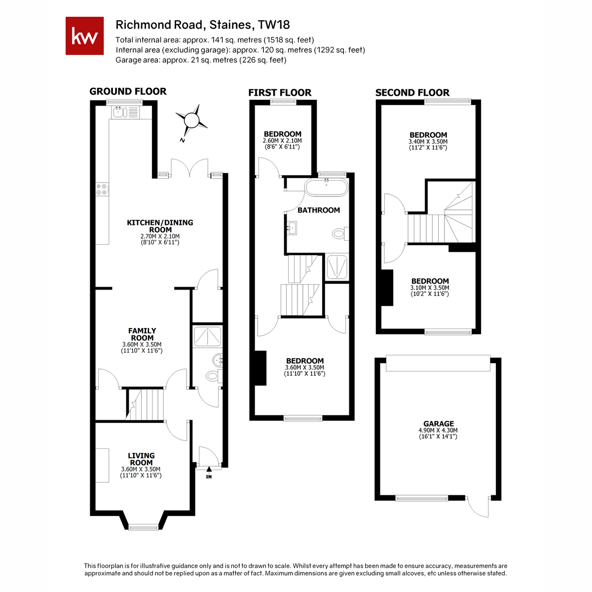 9, Richmond Road, Staines-upon-thames floorplan