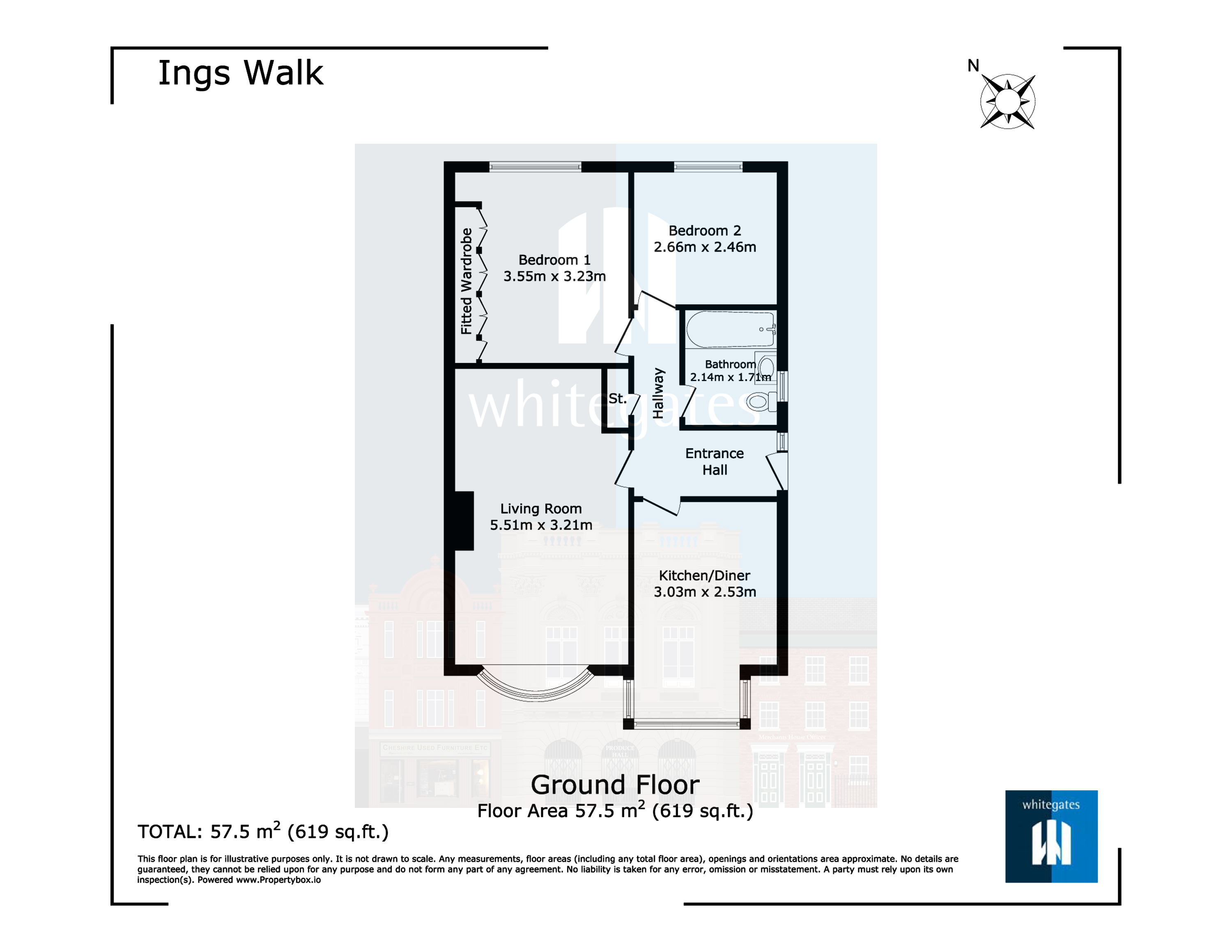 96, Ings Walk, South Kirkby floorplan