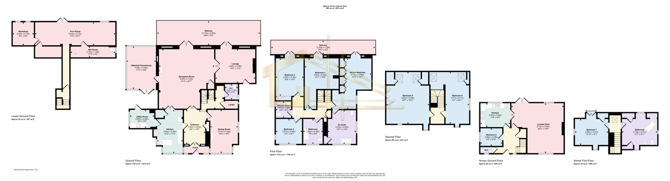 White Lodge, Whydown Road, Bexhill-on-Sea floorplan