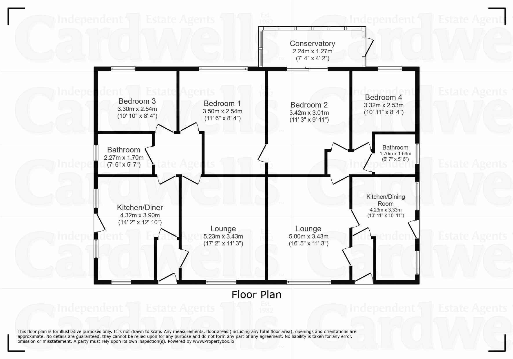 52-54, Glamis Avenue, Heywood floorplan