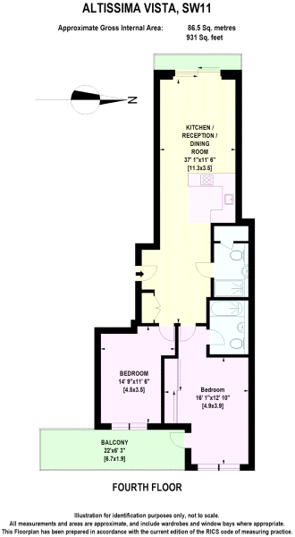 2 Bedrooms Flat for sale in Altissima House, Chelsea Vista, Queenstown Road, London SW11