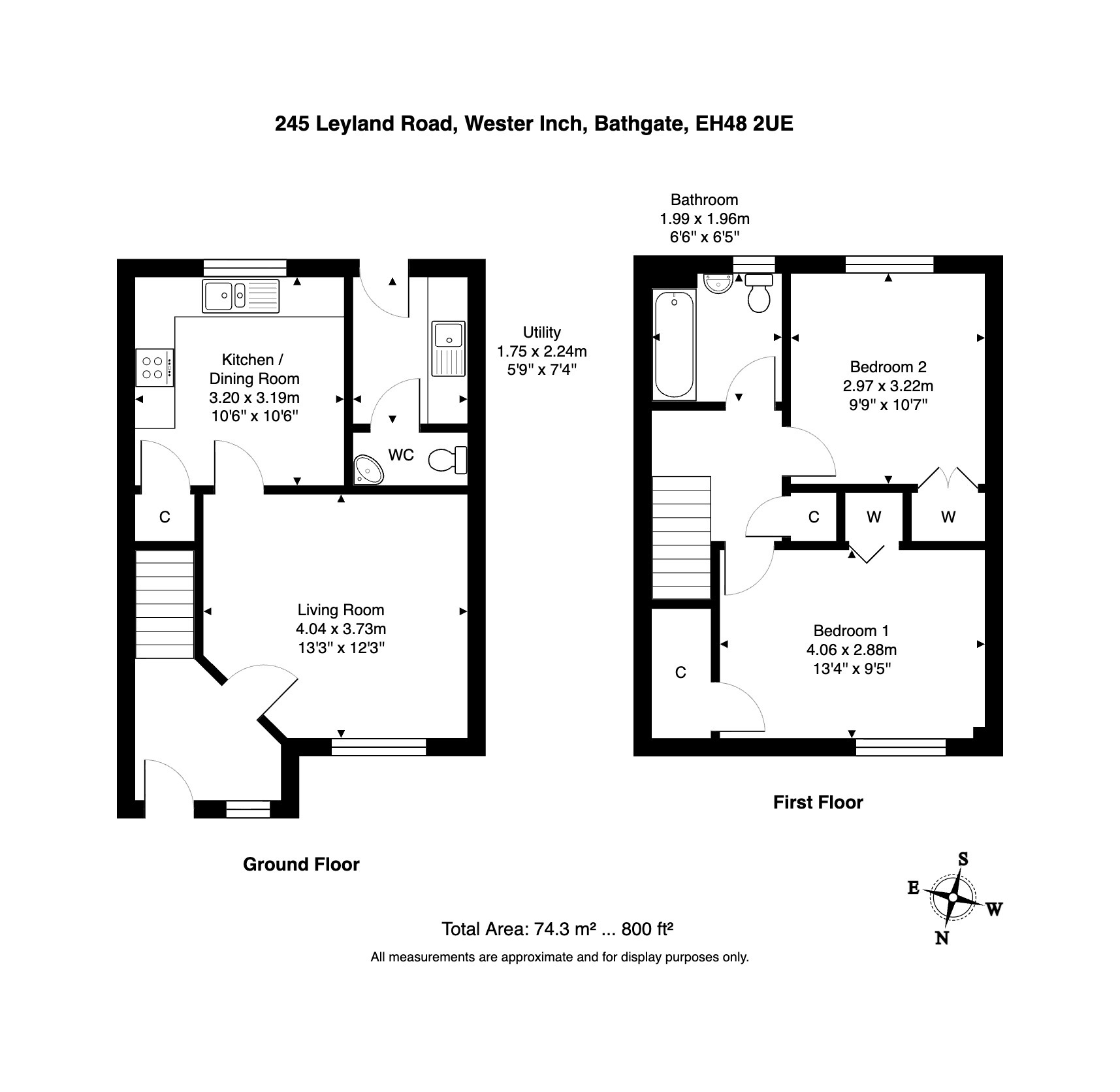 245, Leyland Road, Bathgate floorplan