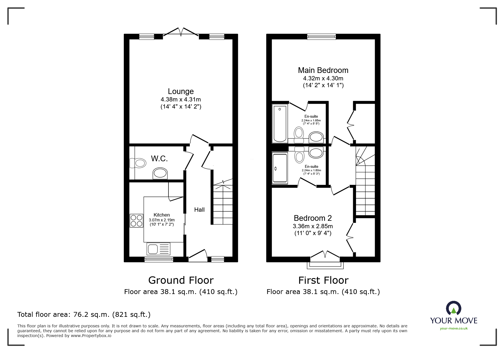 5, Albert Row, Pegwell floorplan