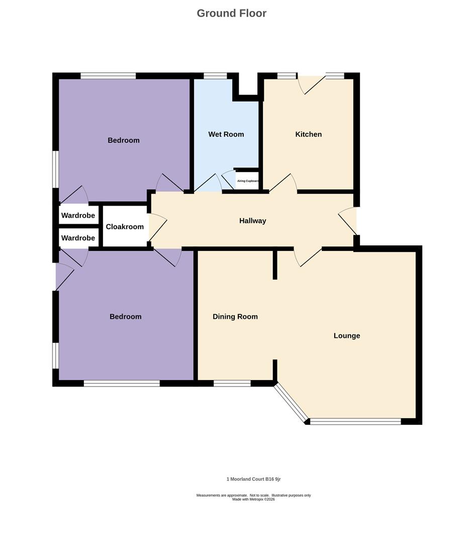 1 Moorland Court, Melville Road, Birmingham floorplan