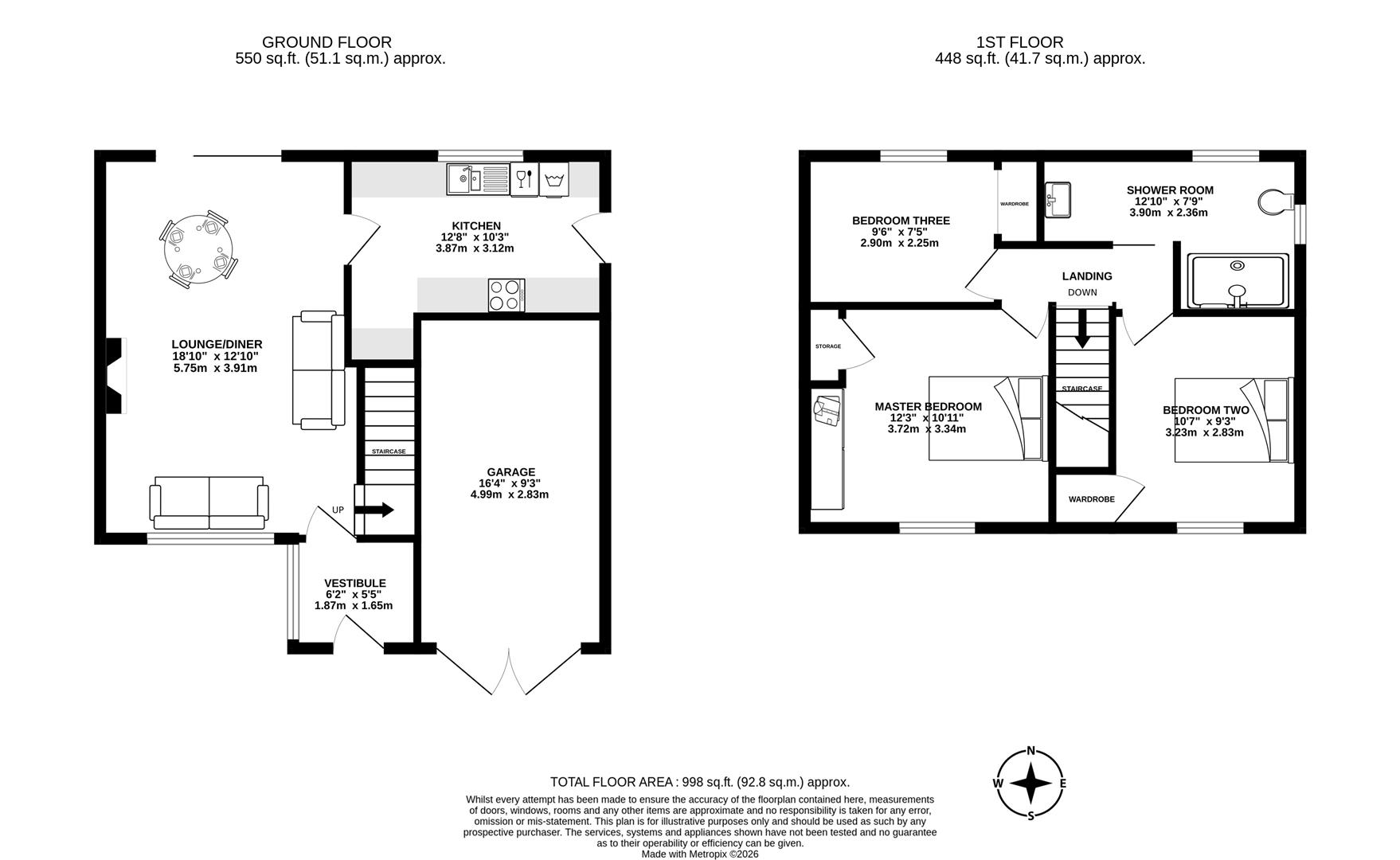 42, Beechfields, Chorley floorplan