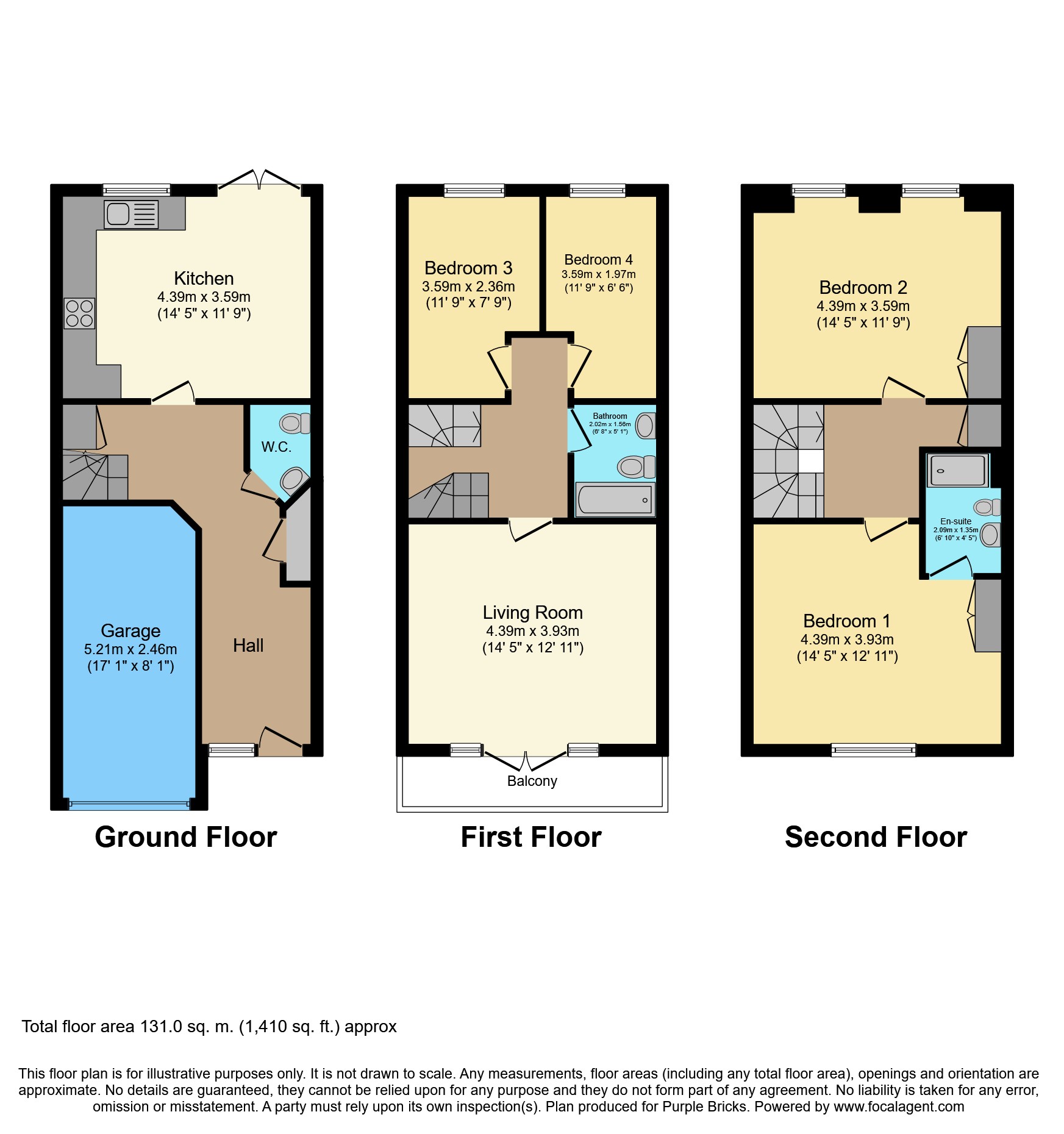 4 Bedrooms Town house for sale in Elder Crescent, Bordon GU35