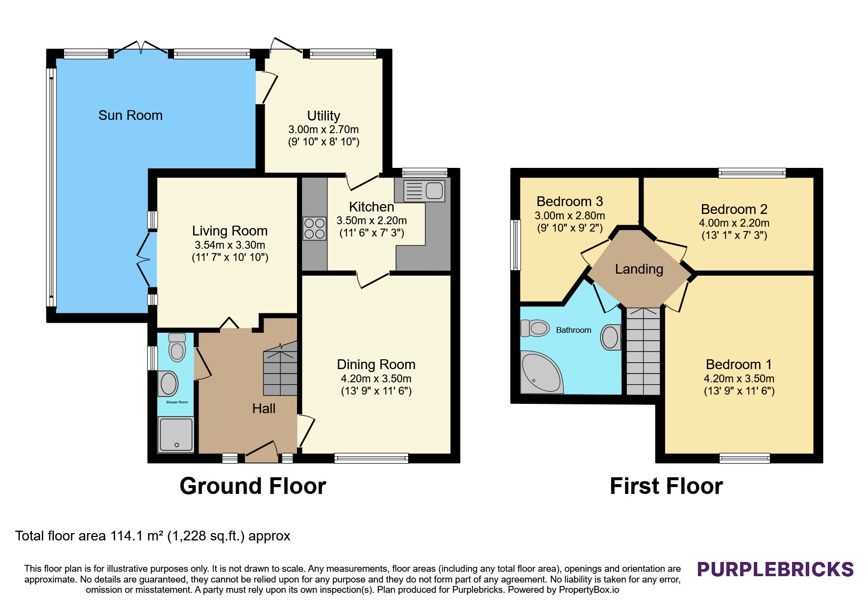 Long Lane, Warrington floorplan