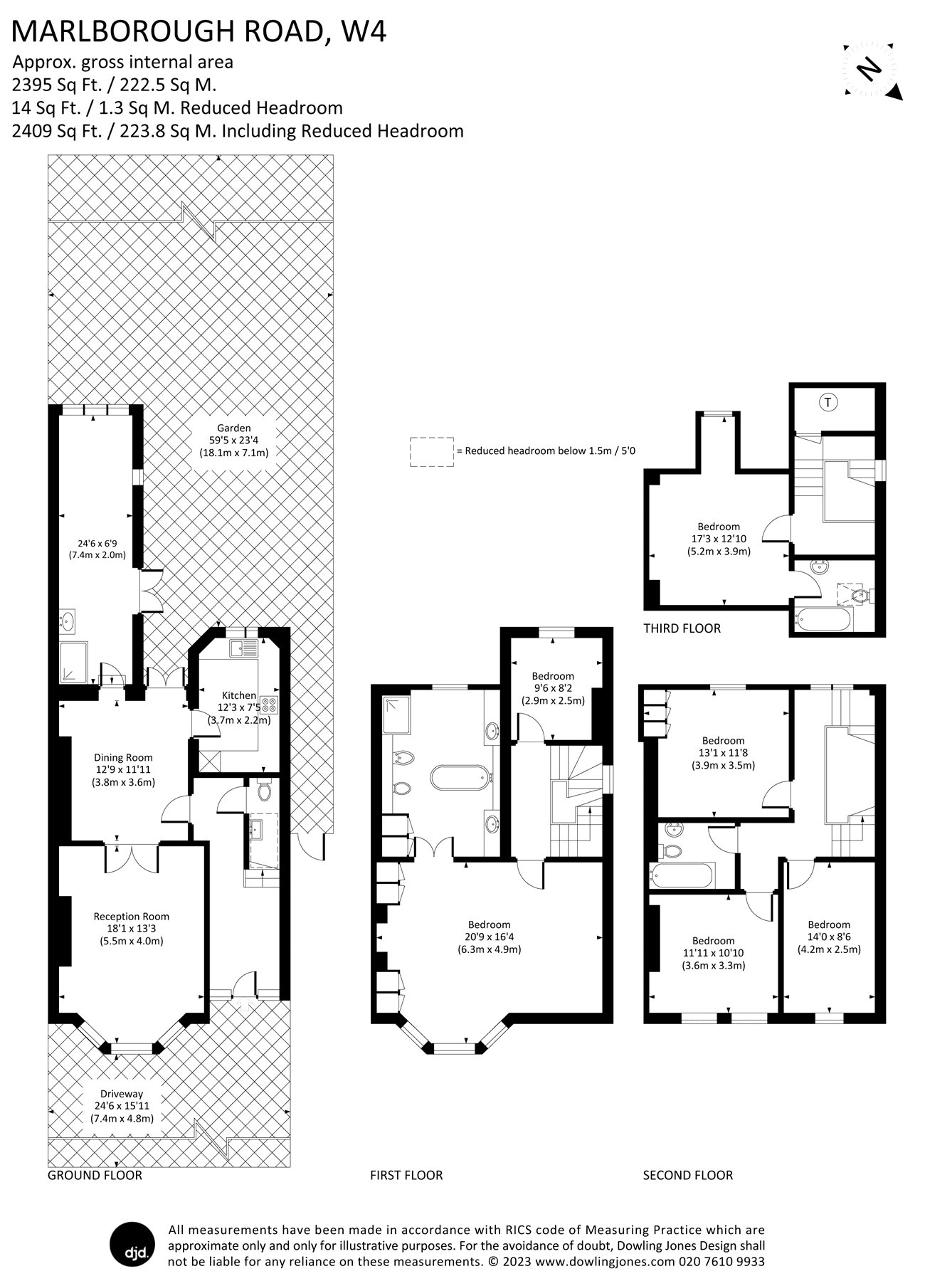 28, Marlborough Road, Chiswick floorplan