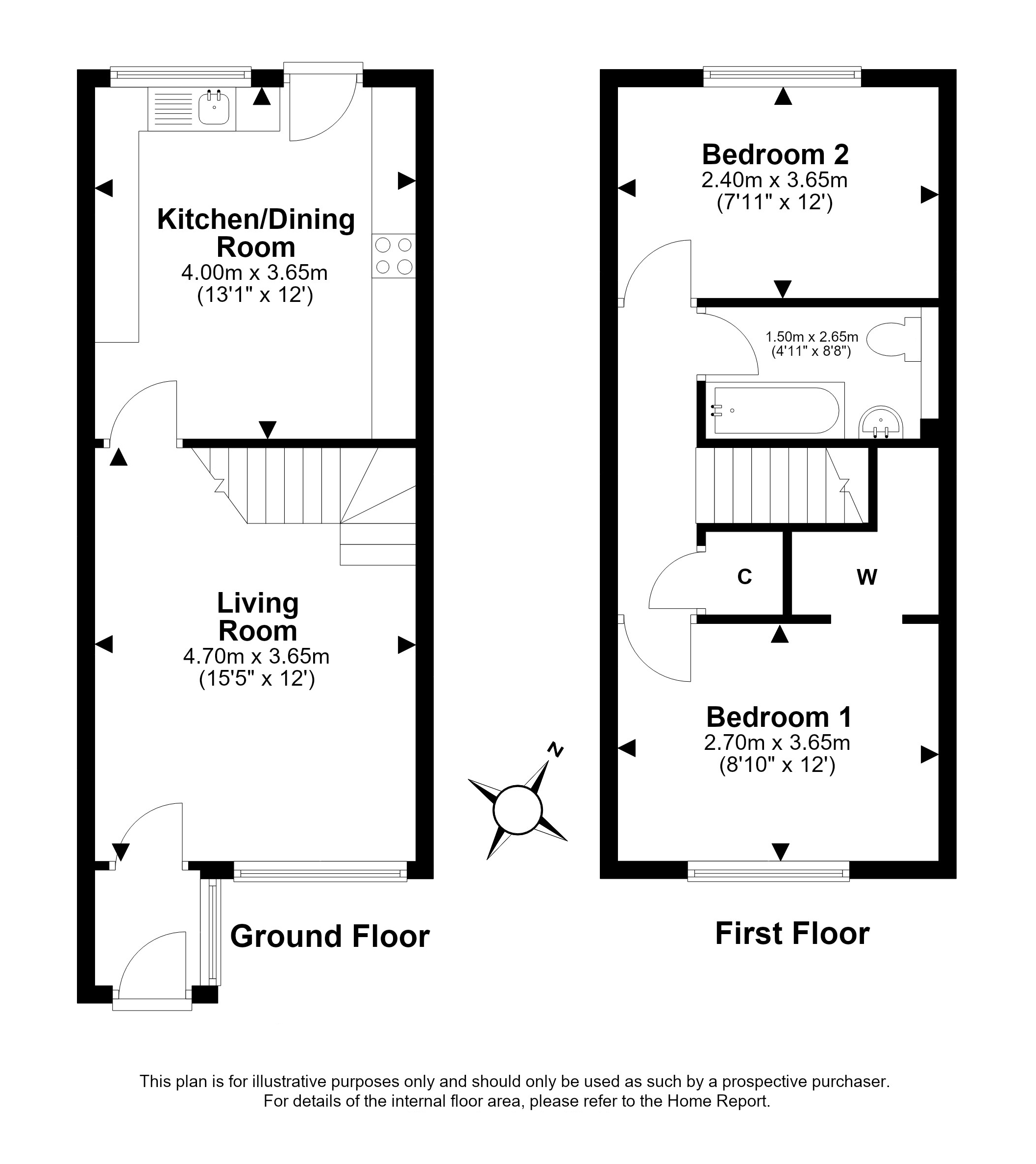 34, Mayshade Road, Loanhead floorplan
