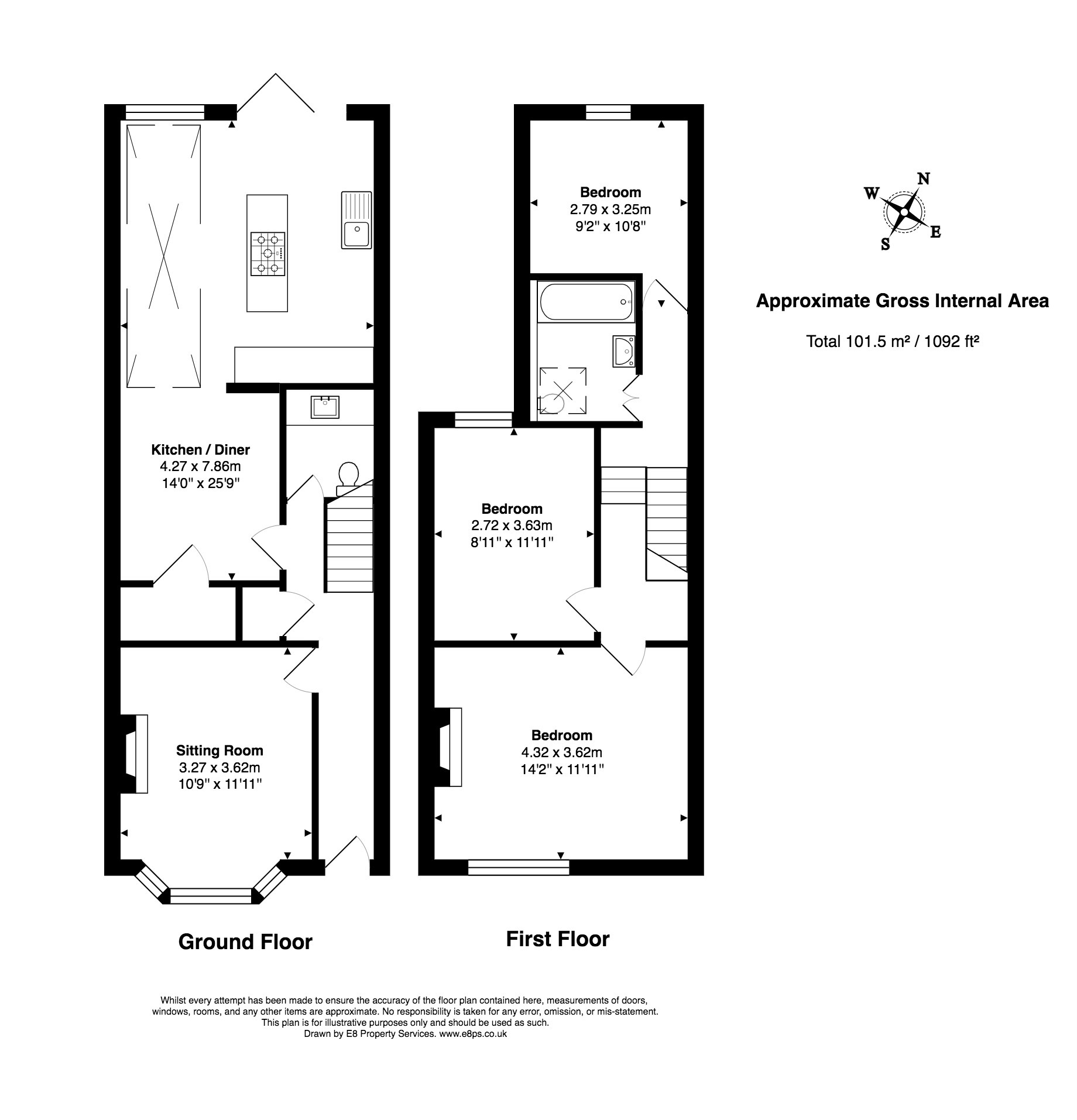 32, Regent Street, Oxford floorplan