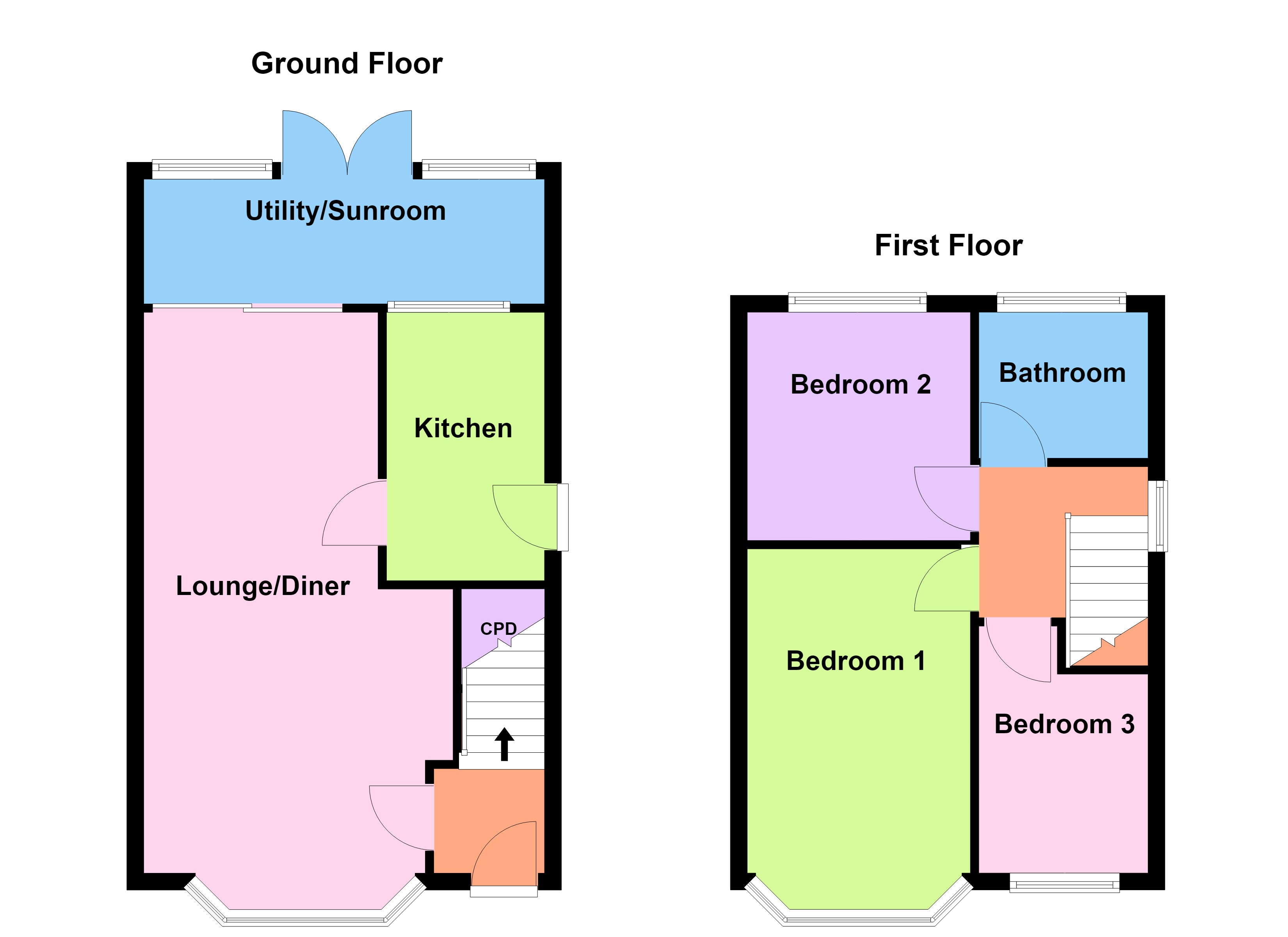 16, Wensleydale Road, Doncaster floorplan