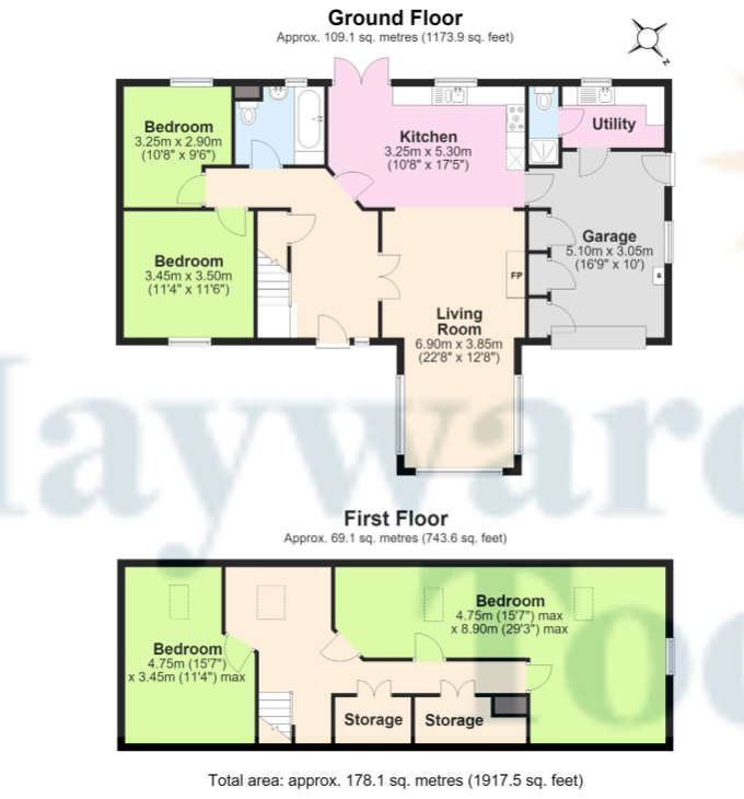 222, Scalegate Road, Carlisle floorplan