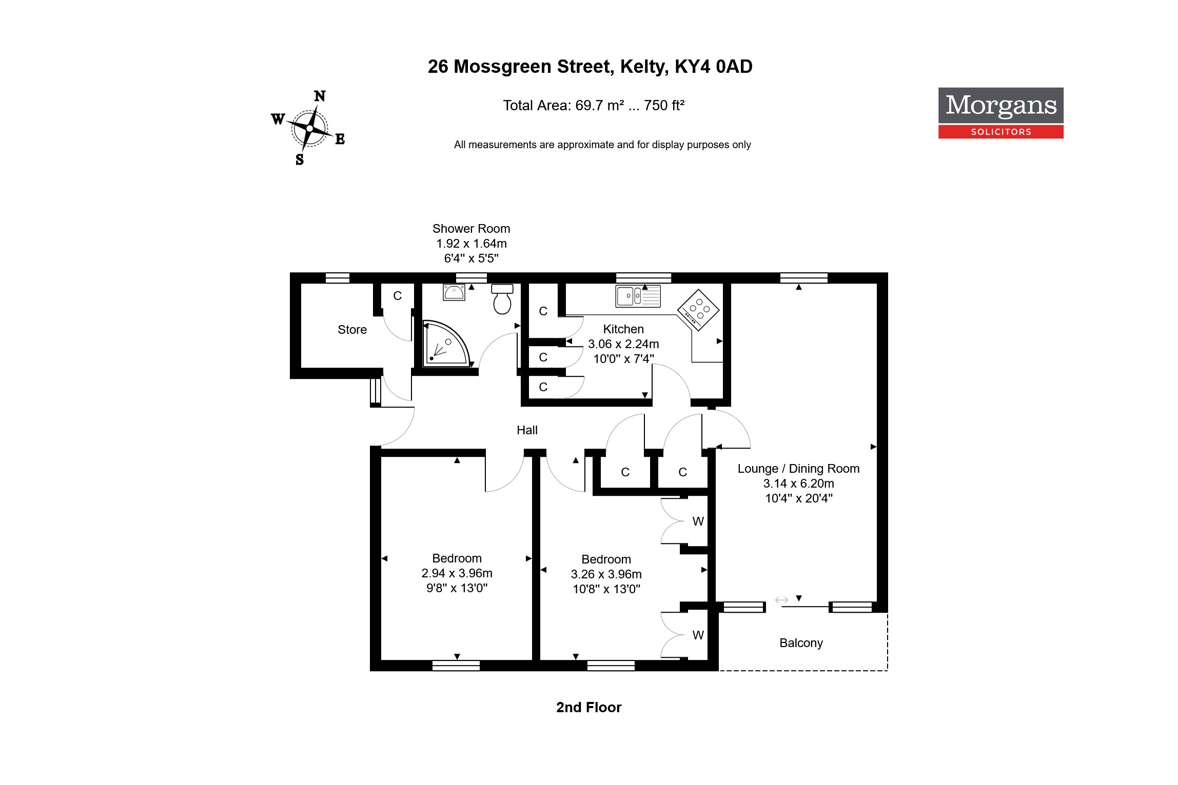 26, Mossgreen Street, Kelty floorplan