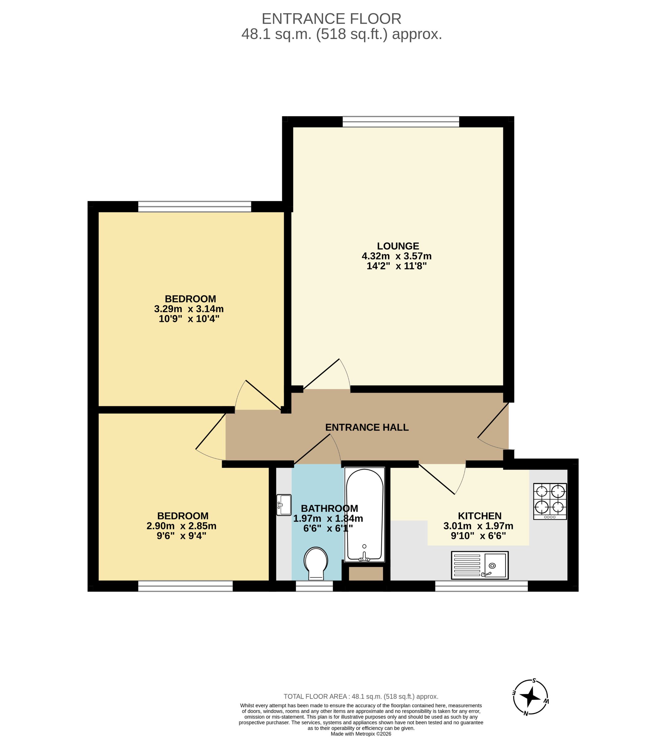 47 Earlswood Drive, Paignton floorplan