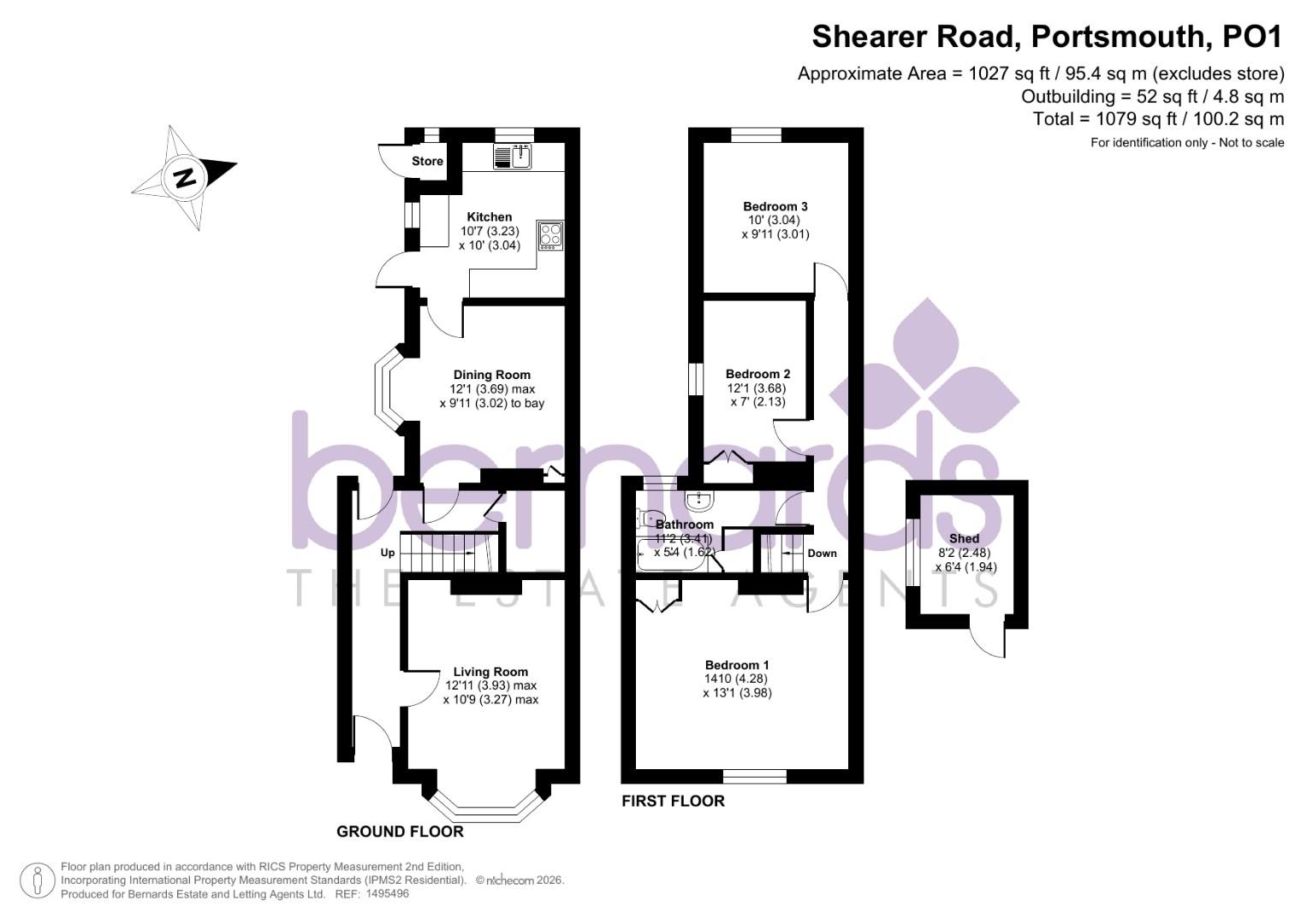 62, Shearer Road, Portsmouth floorplan