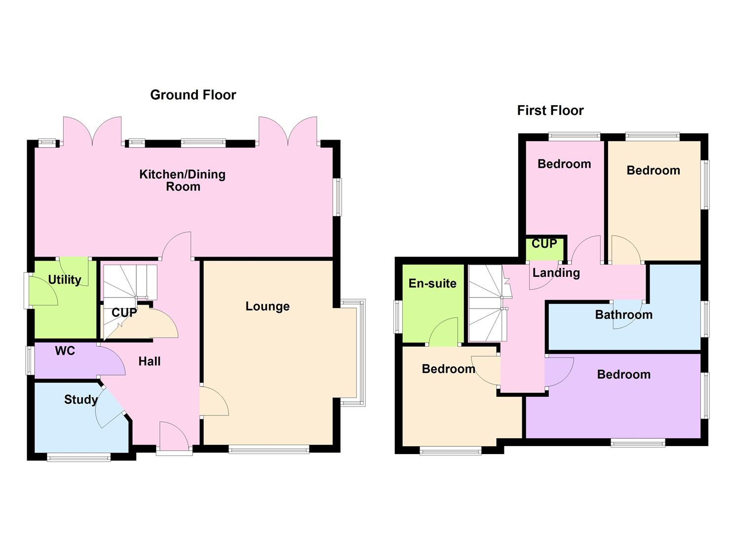 47, Old Farm Lane, Newbold Verdon floorplan