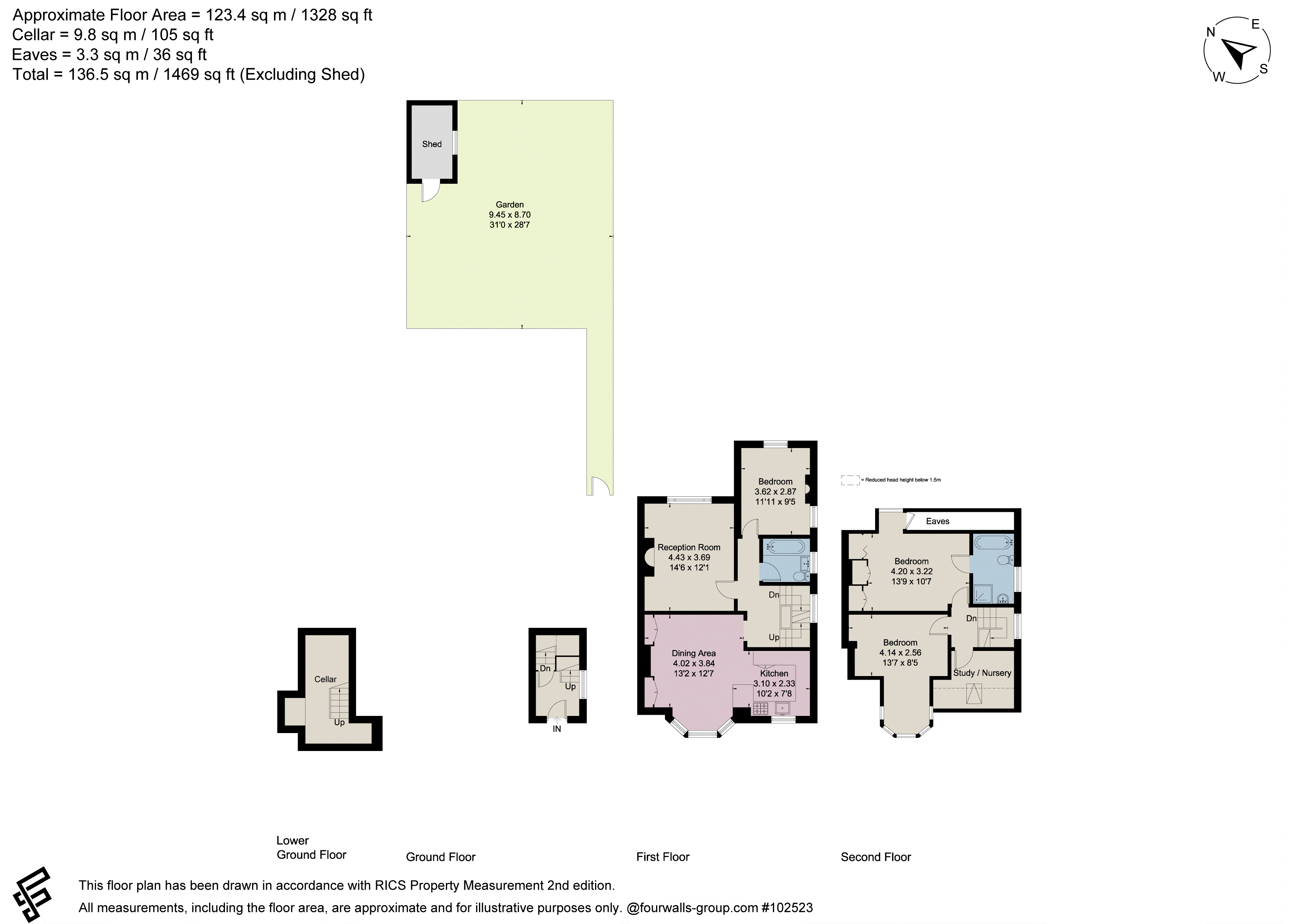 6, Southey Road, London floorplan