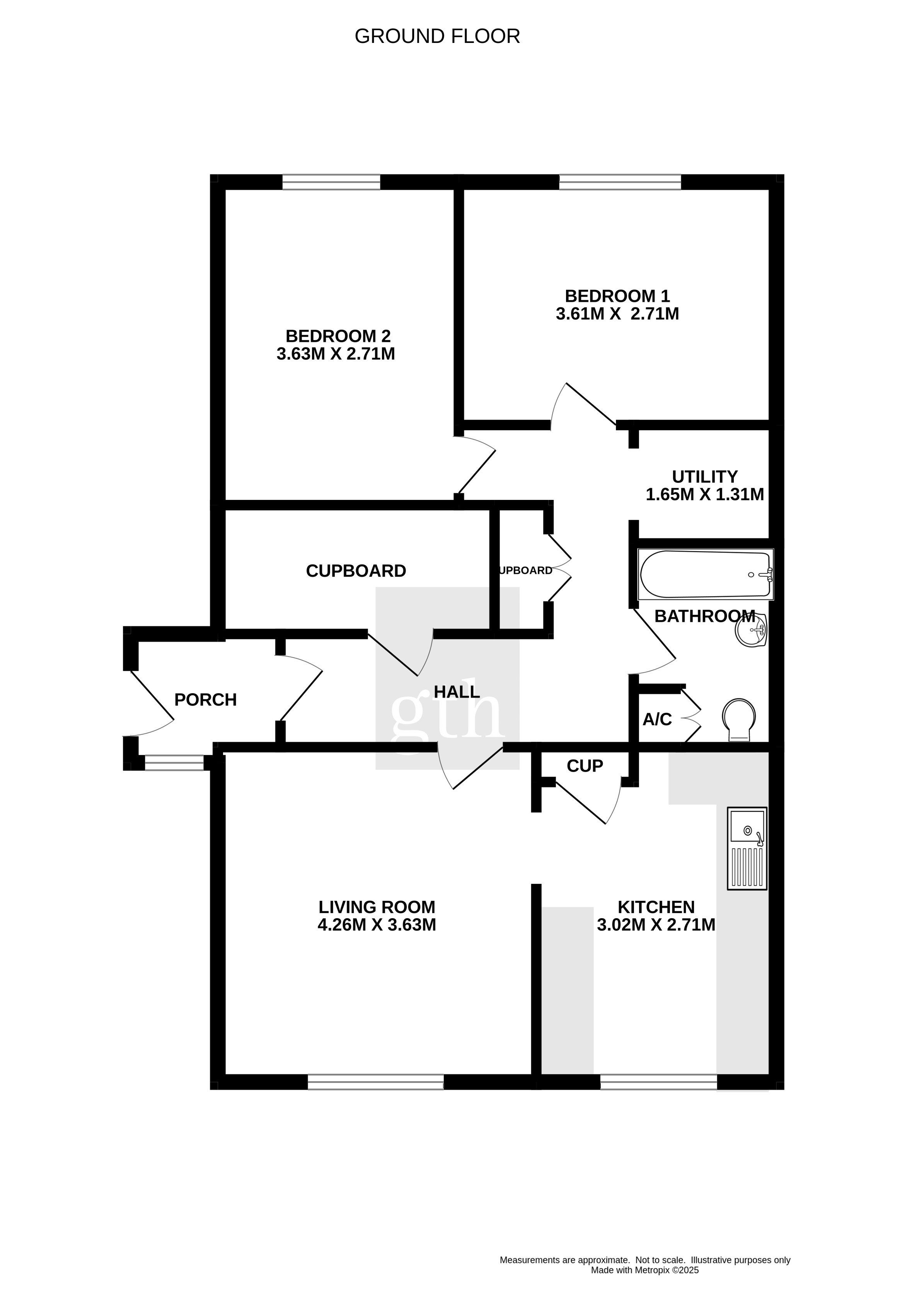 Flat 4, Grove House,, Blue Anchor, Somerset floorplan