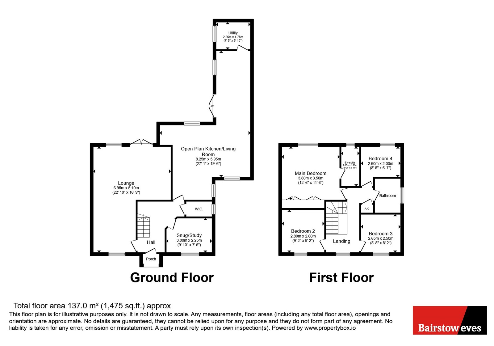 9, Reid Close, Staffordshire floorplan