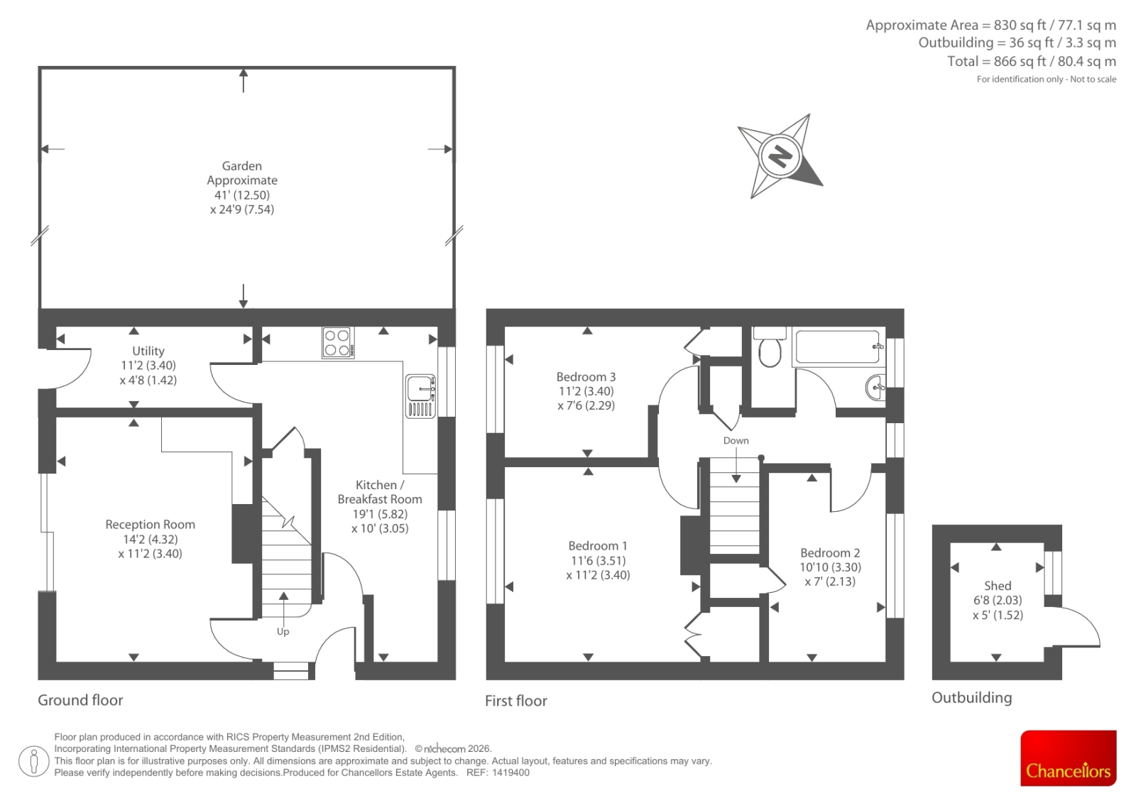 33, Lennox Gardens, Banbury floorplan