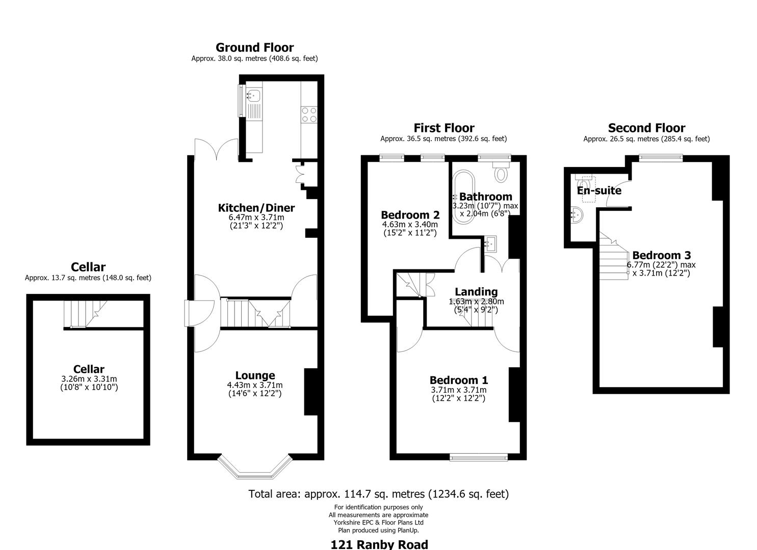 Ranby Road, Sheffield floorplan
