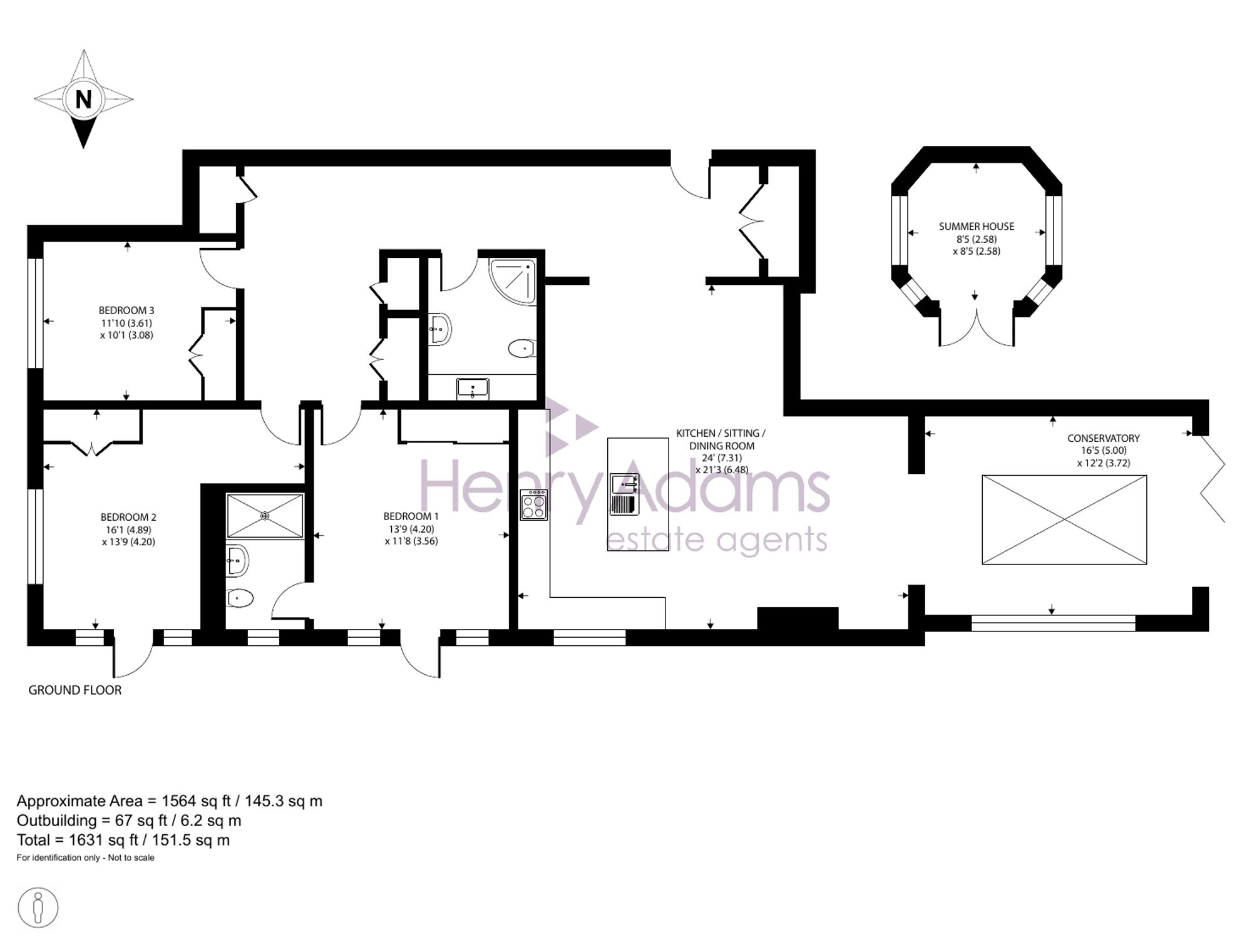 3 Summersdale Place Lavant Road, Chichester floorplan