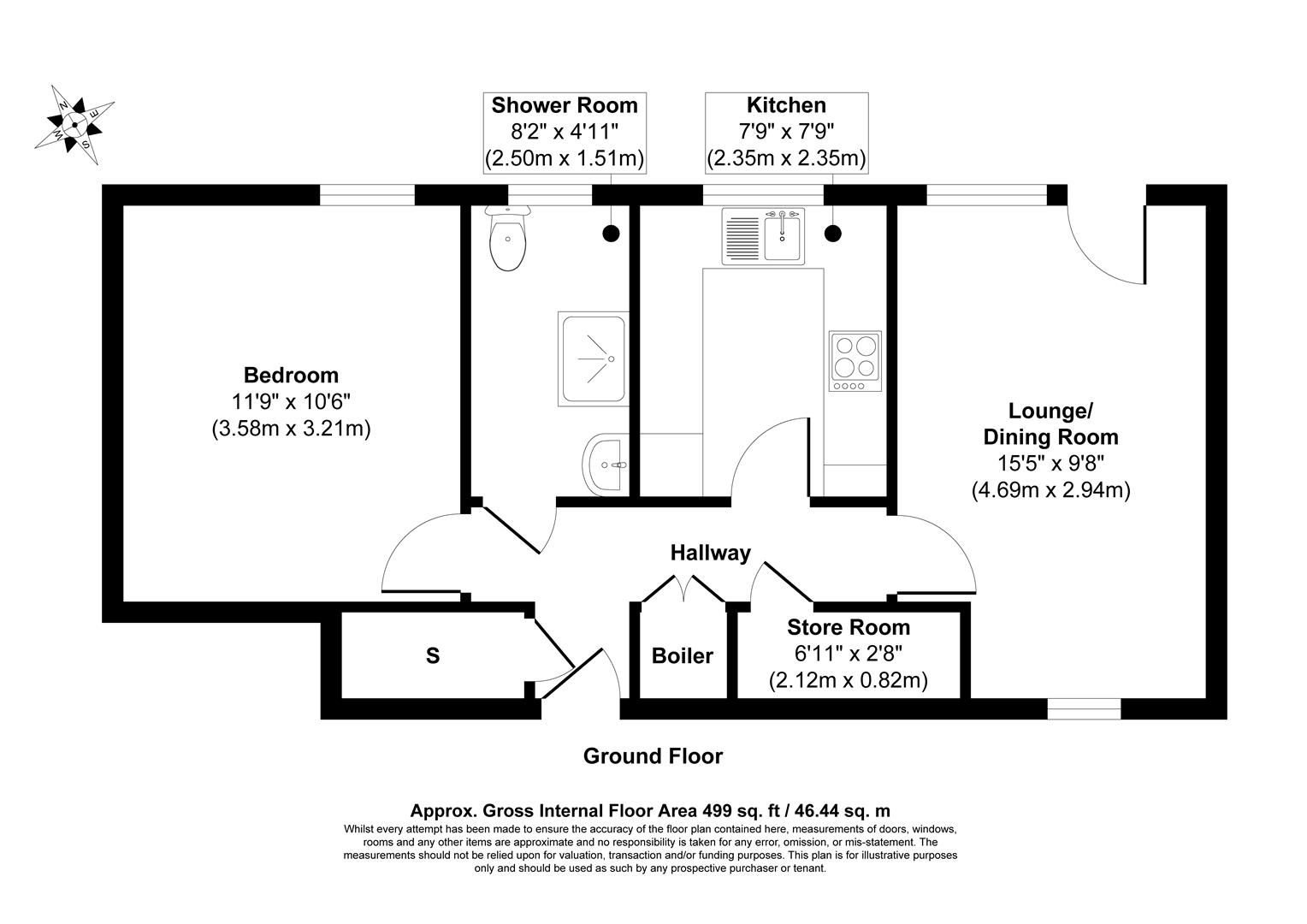 11, Curlews Close, Birmingham floorplan