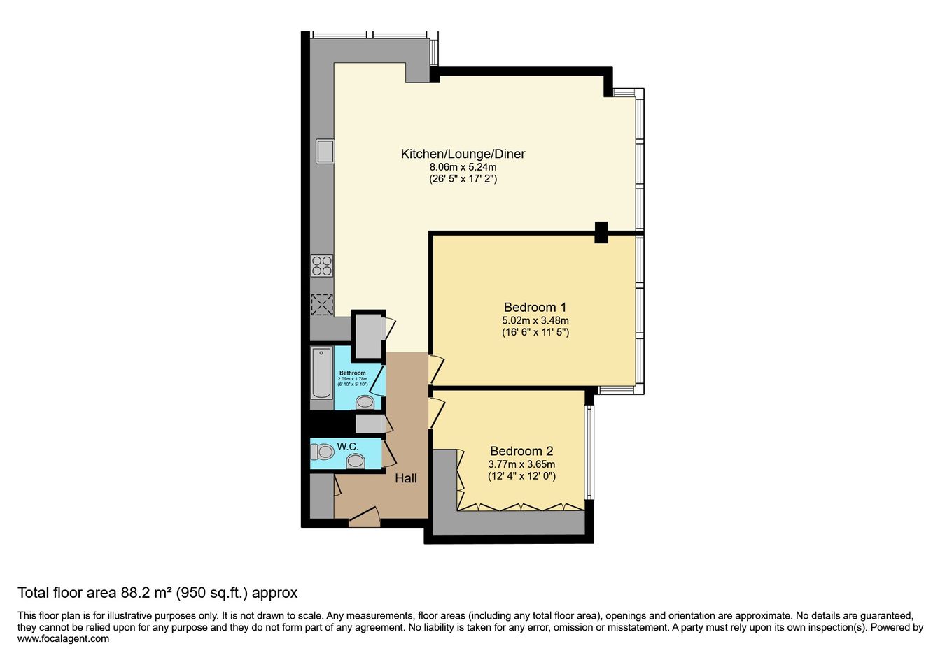 Bassett Avenue, Southampton floorplan
