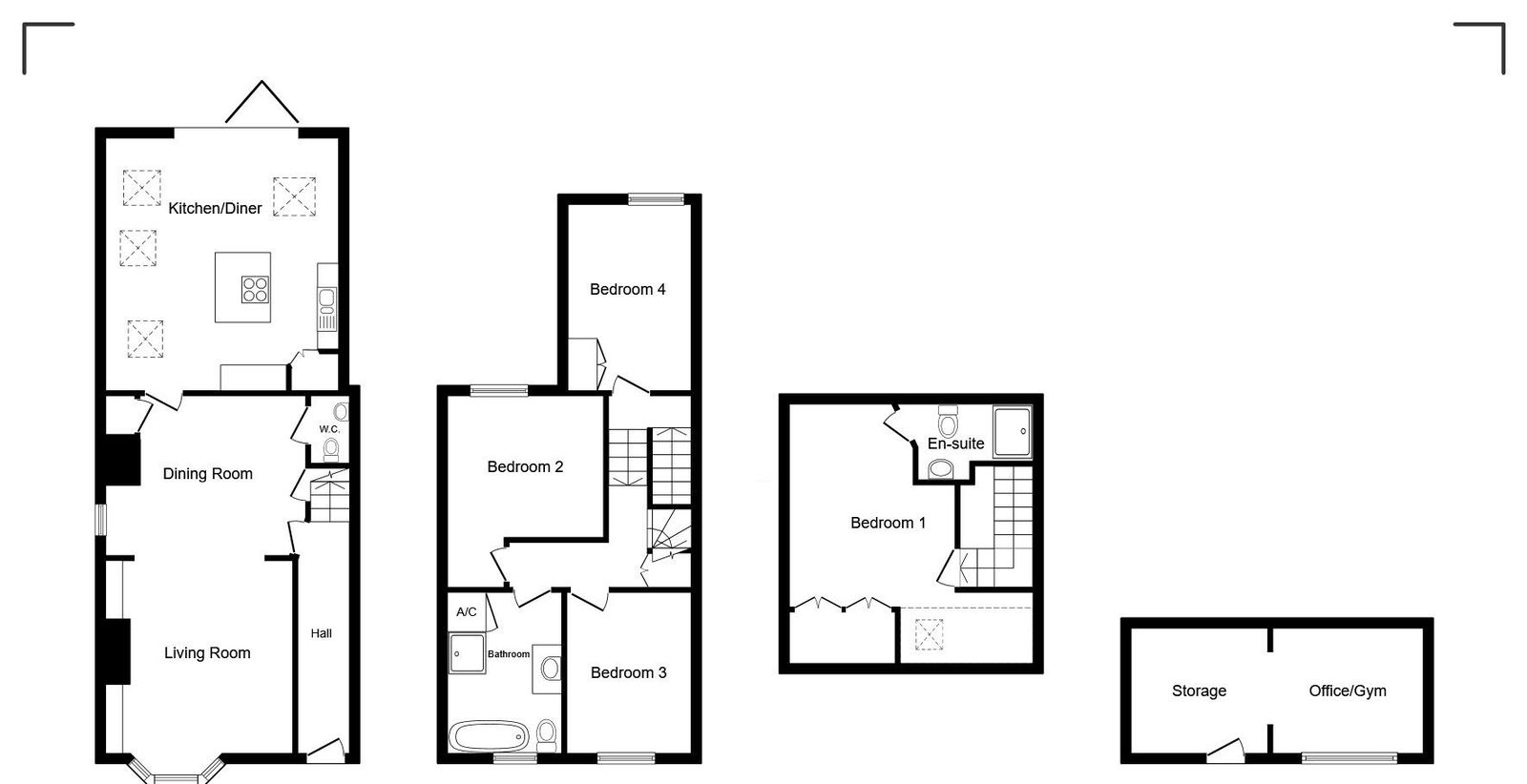 1, Alexandra Terrace, Exeter floorplan