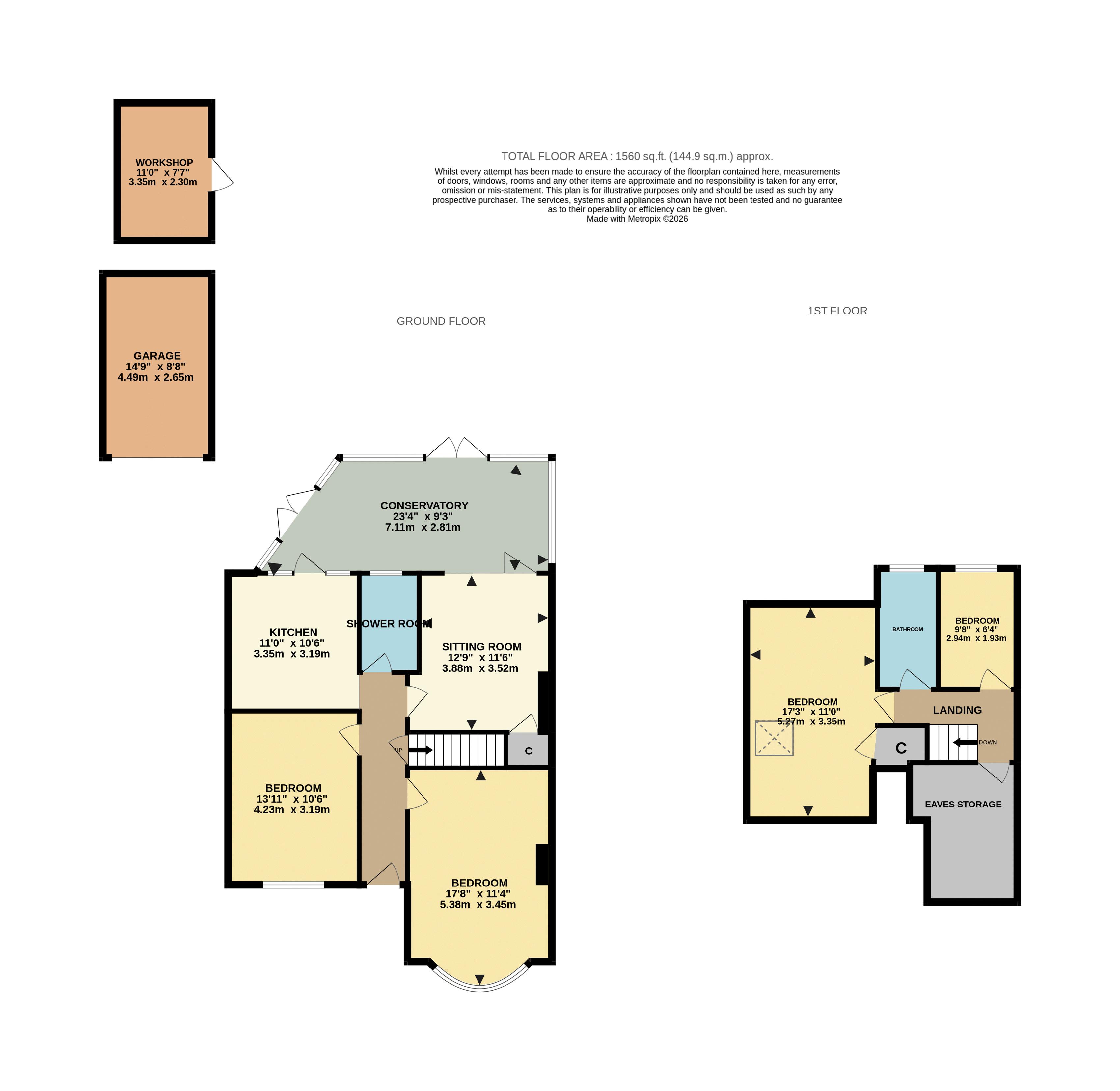 26, Palmersfield Road, Banstead floorplan