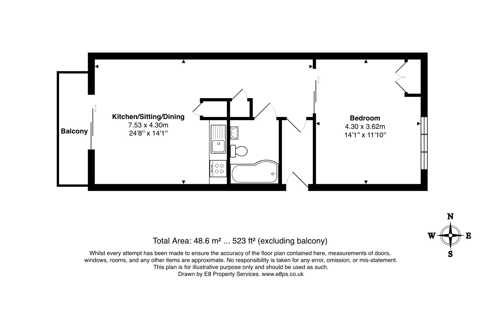 Flat 2 Lime Tree Mews, 2, Lime Walk, Oxford floorplan