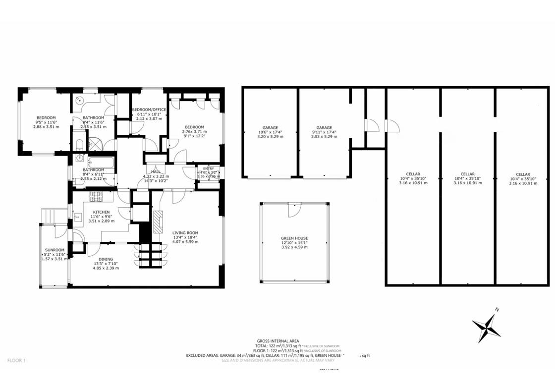 273 Bonkle Road, Newmains, Wishaw floorplan