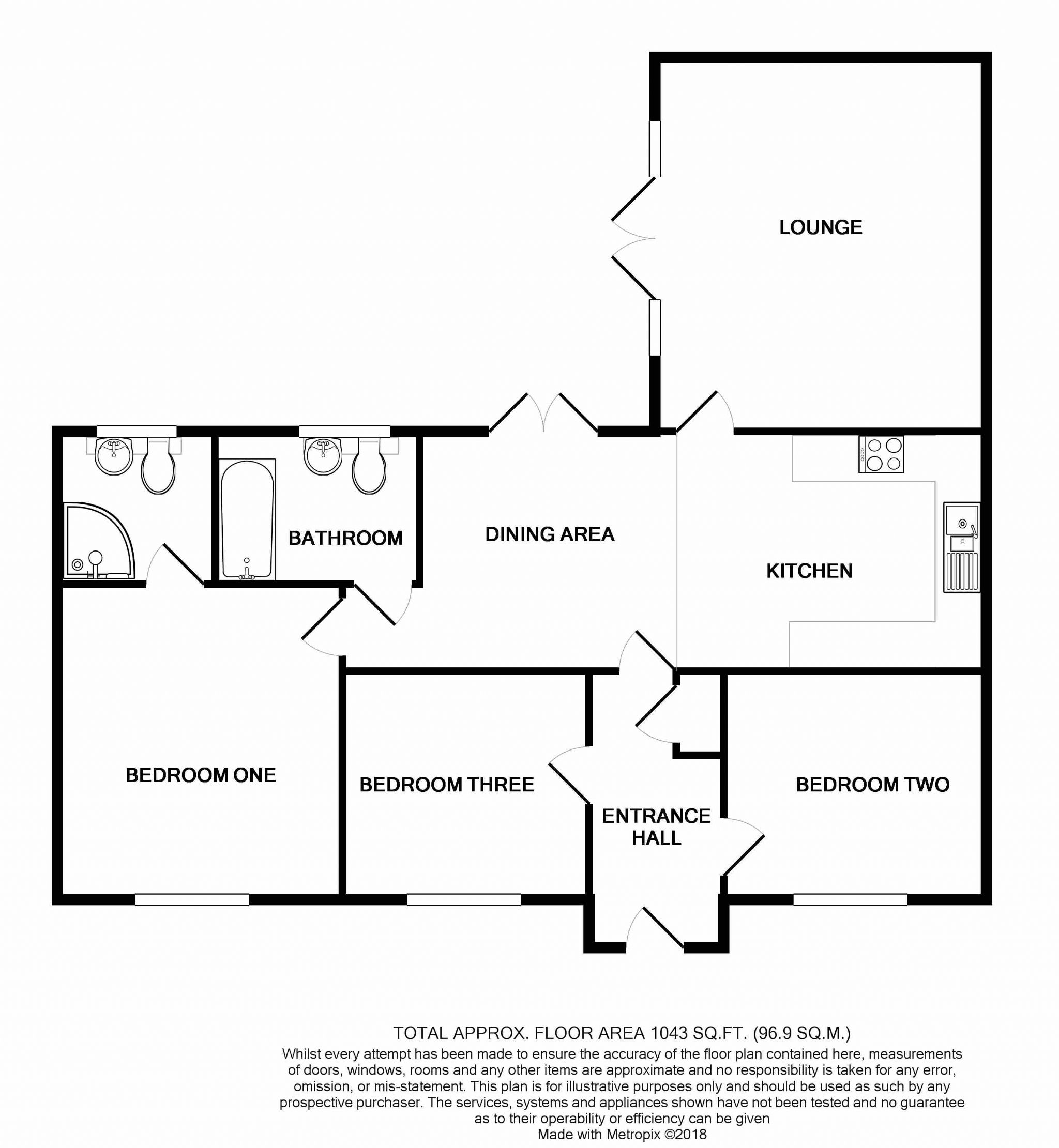 3 Bedrooms Detached bungalow for sale in Wyndham Crescent, Clacton-On-Sea CO15