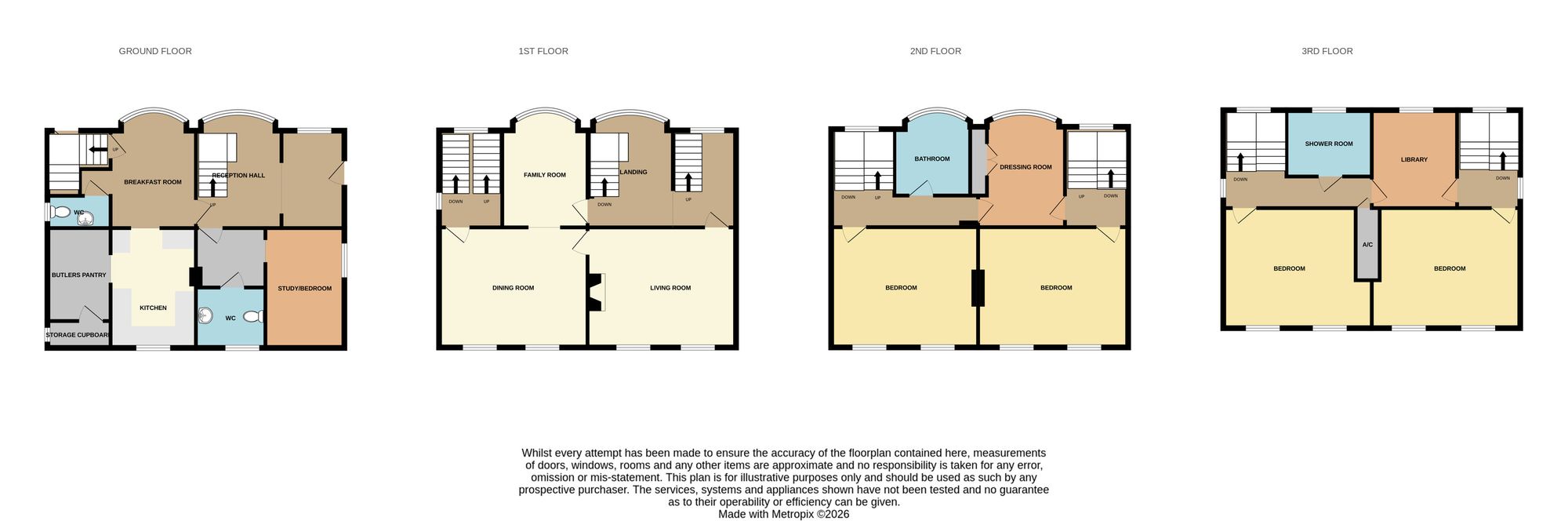 Albion Villa, 116 North Brink, Wisbech floorplan