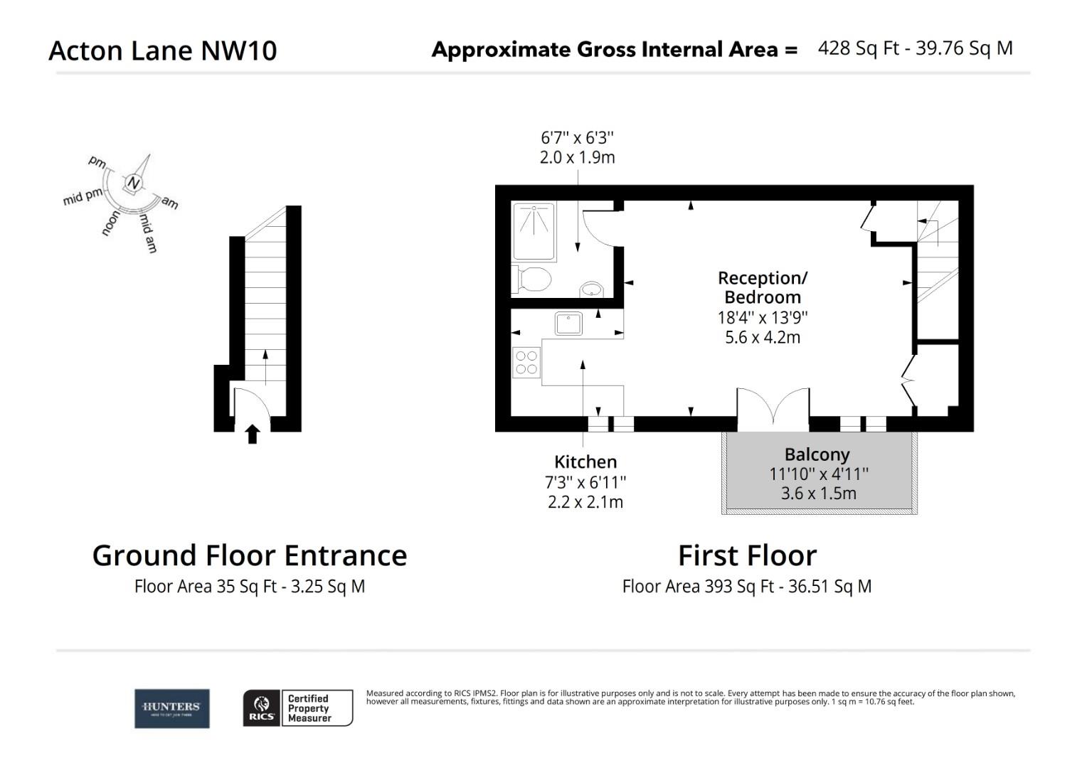 130a, Acton Lane, London floorplan