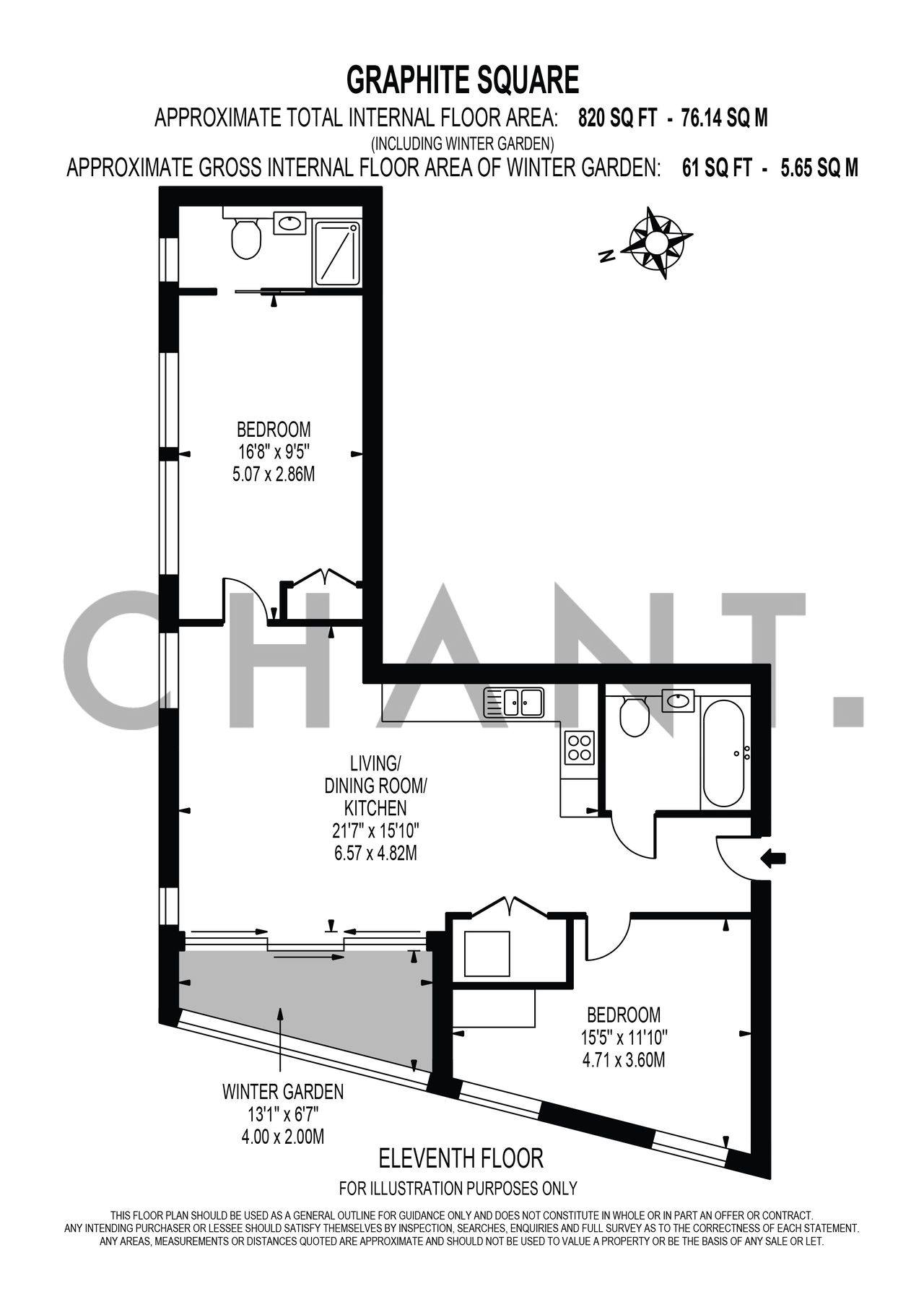 Apartment B11-6,, Graphite Square, London floorplan