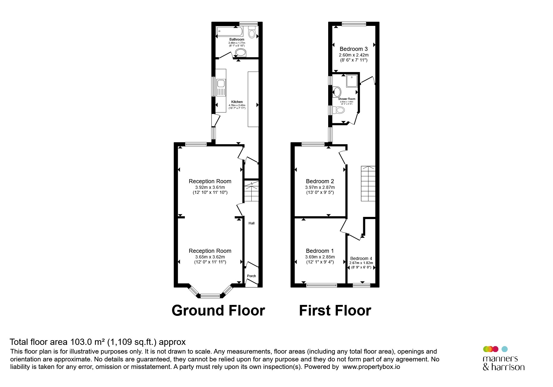 94, Durham Road, Stockton-On-Tees floorplan