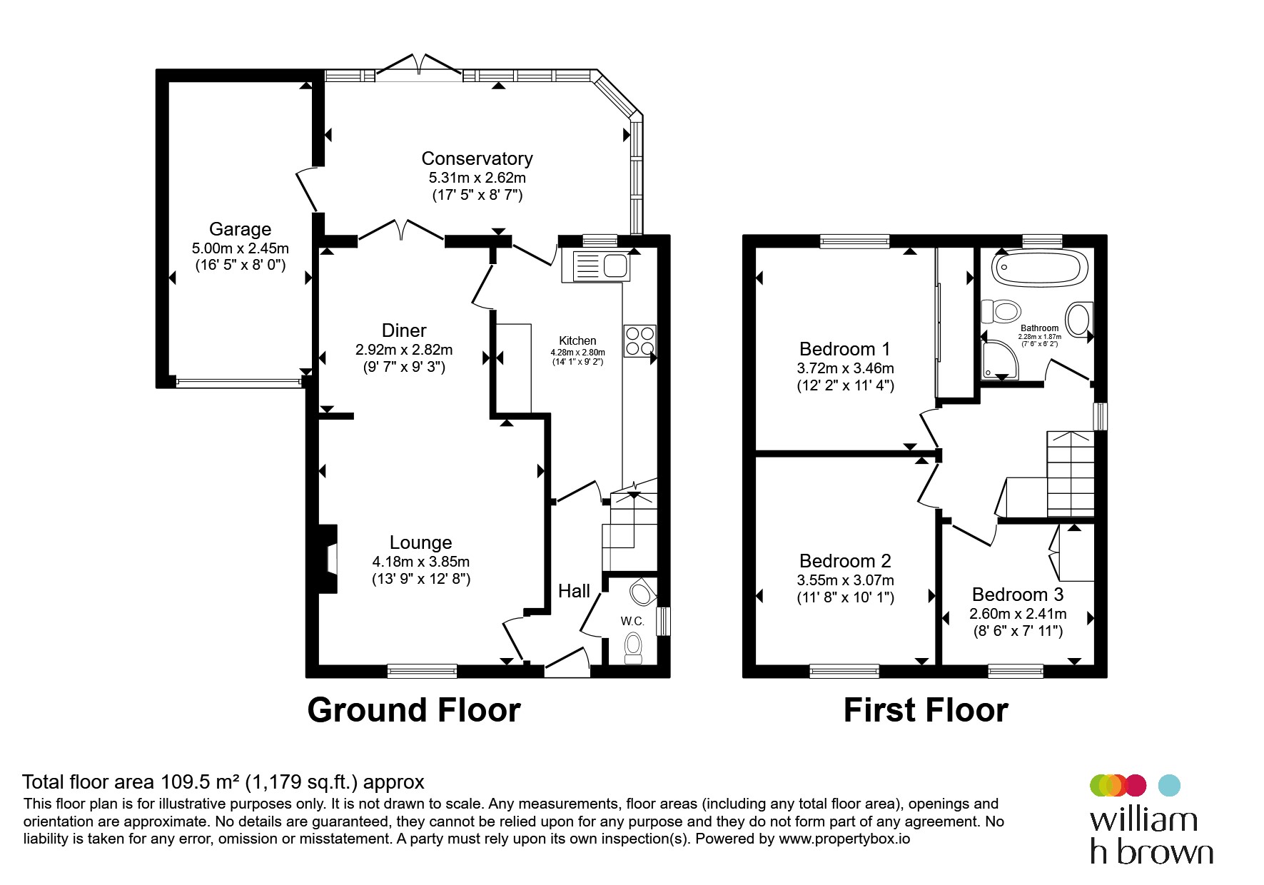 5, Aldridge Close, CHELMSFORD floorplan