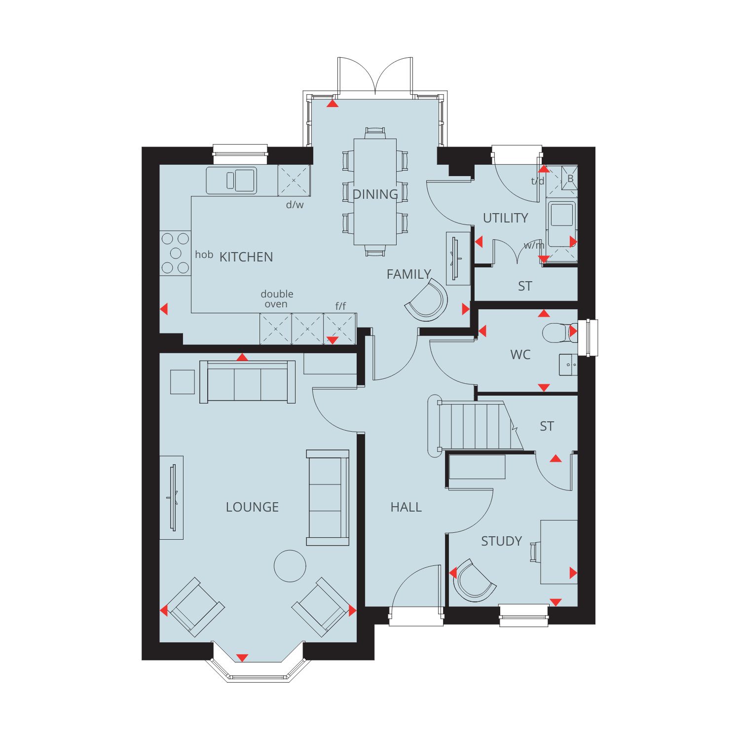 H869851, Peter Destapleigh Way, Stapeley, Nantwich floorplan