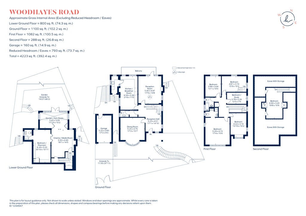27, Woodhayes Road, London floorplan