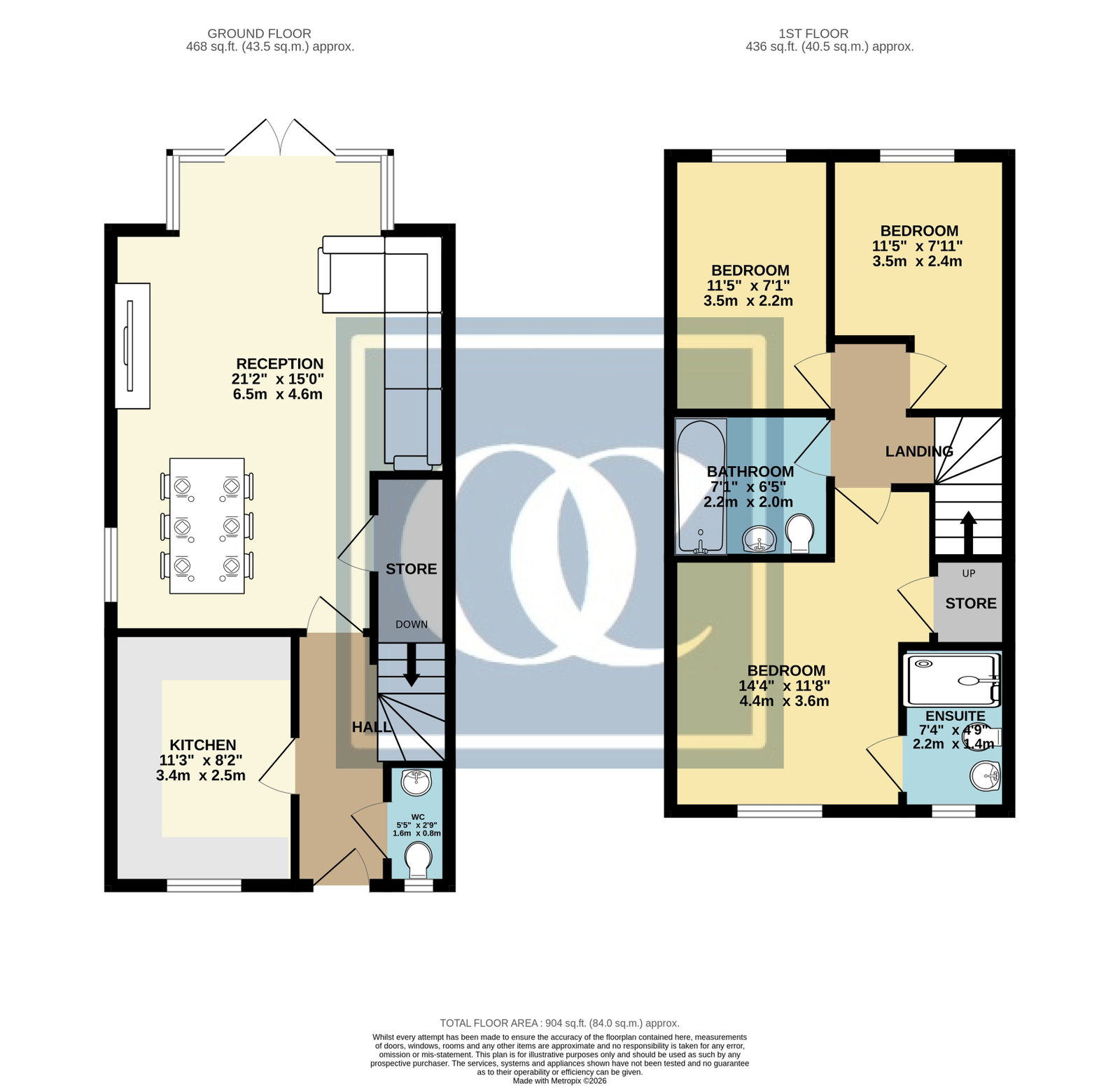 Susan Close Bedworth floorplan