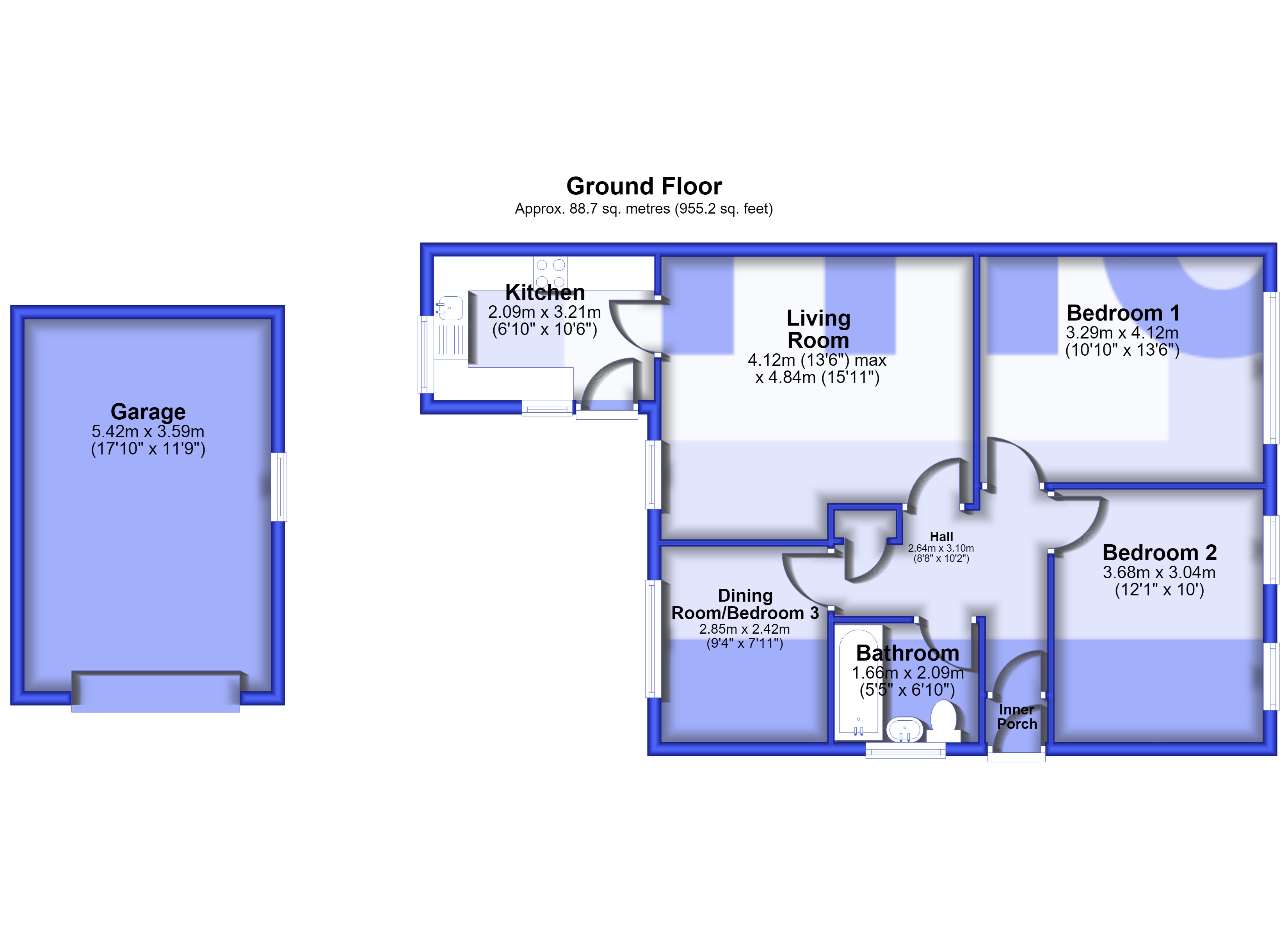 9, St. Oswalds Road, Lancashire floorplan